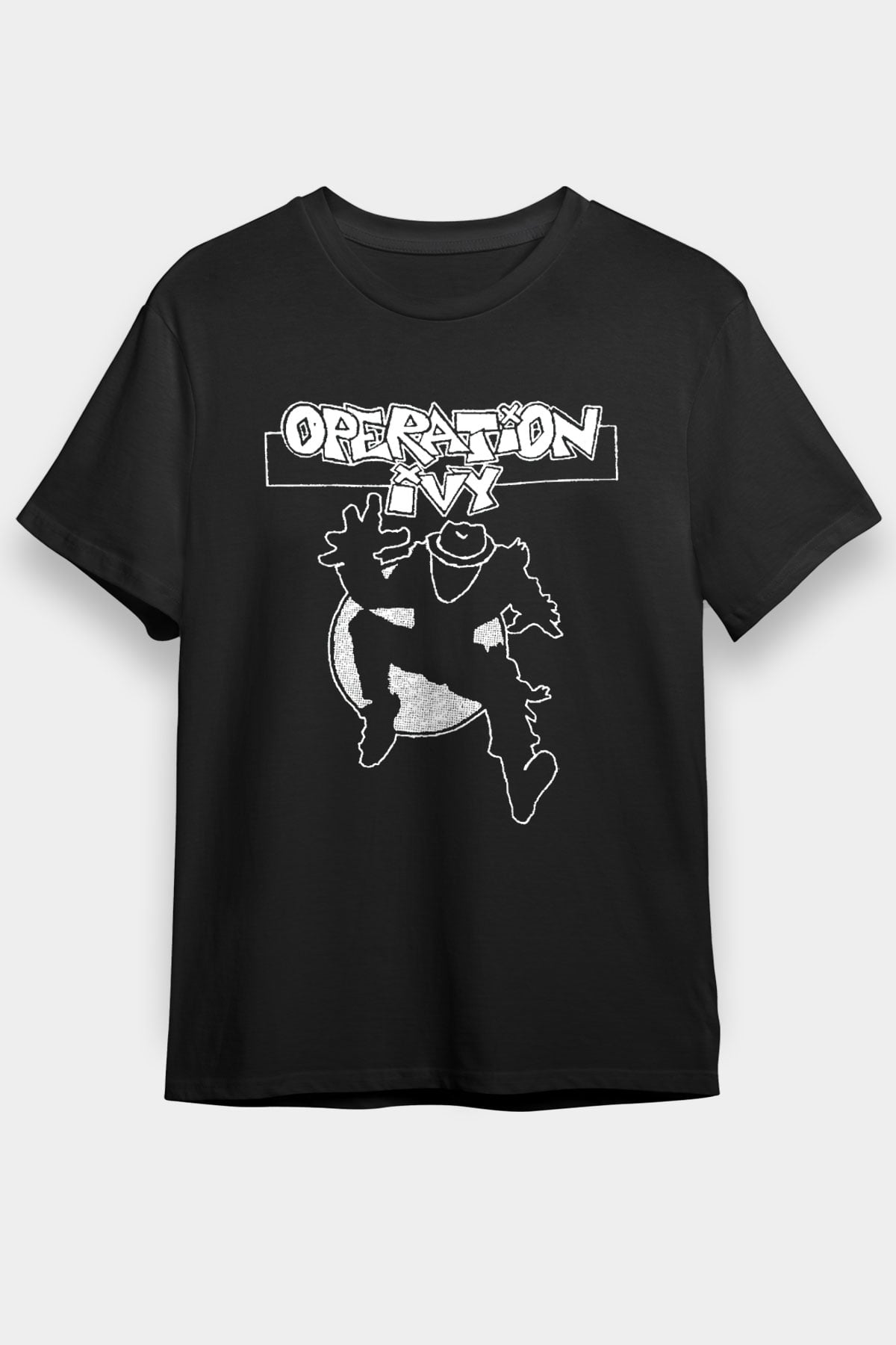 Operation Ivy Siyah Unisex Tişört T-Shirt - TişörtFabrikası