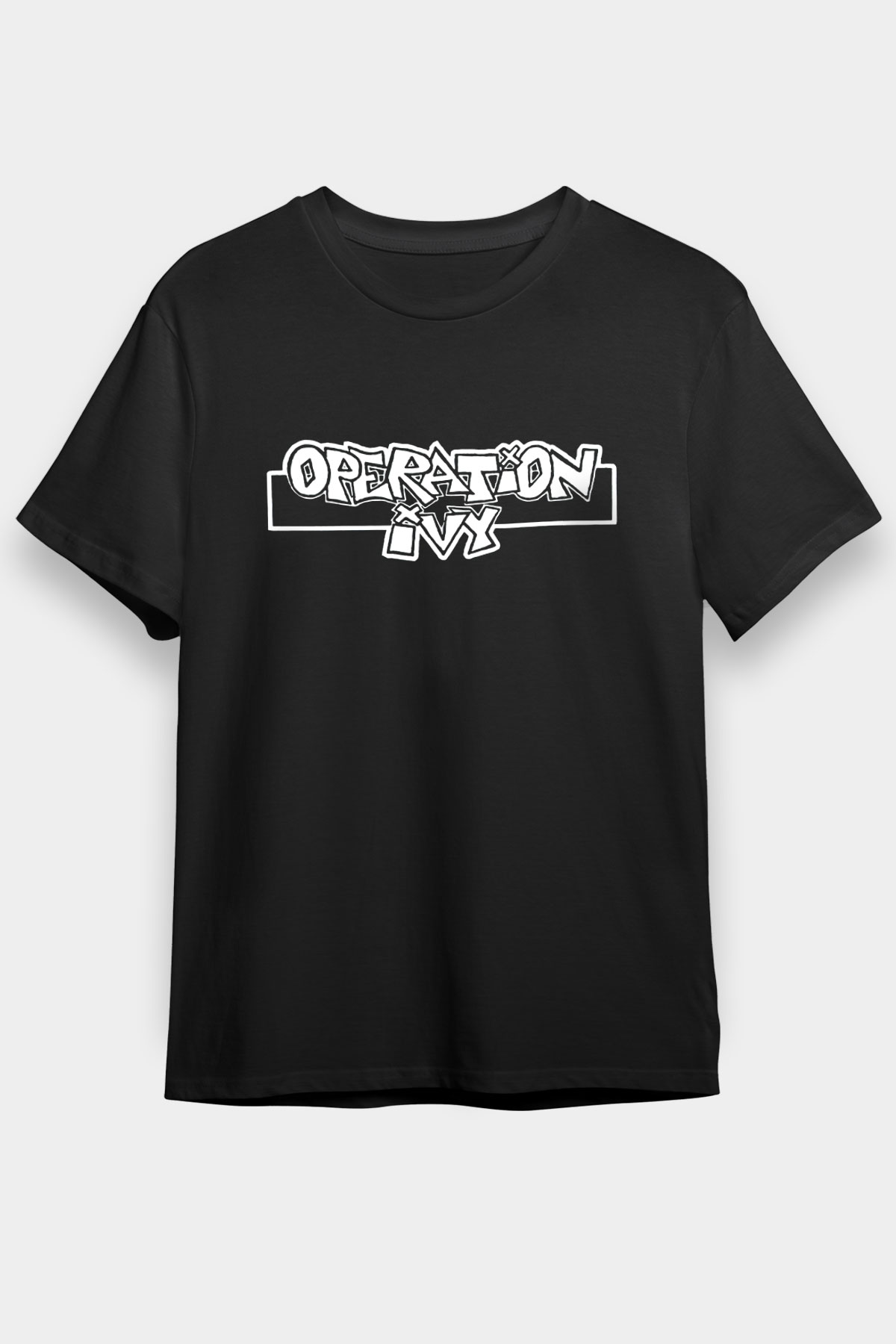 Operation Ivy Siyah Unisex Tişört T-Shirt - TişörtFabrikası