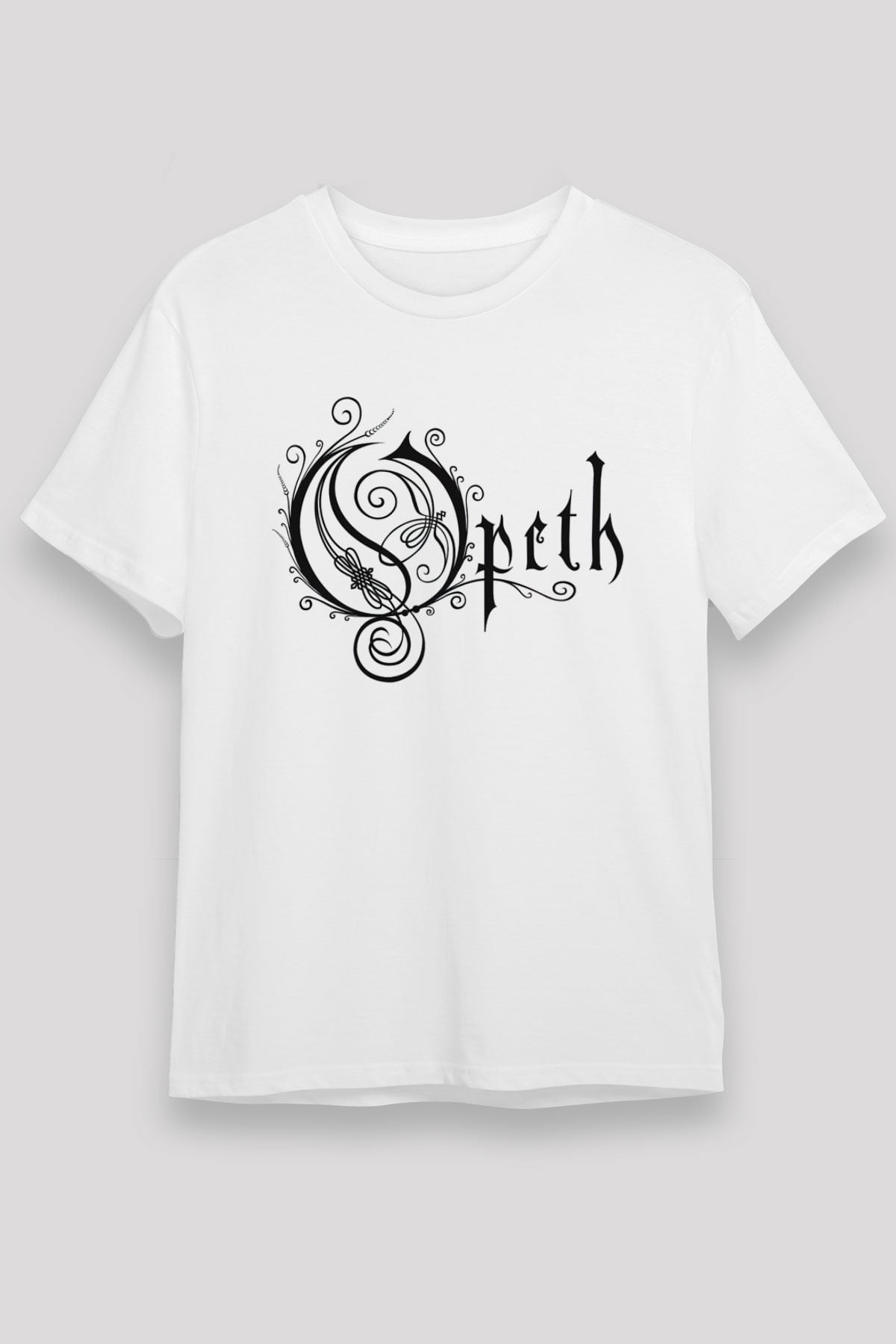 Opeth Beyaz Unisex Tişört T-Shirt - TişörtFabrikası