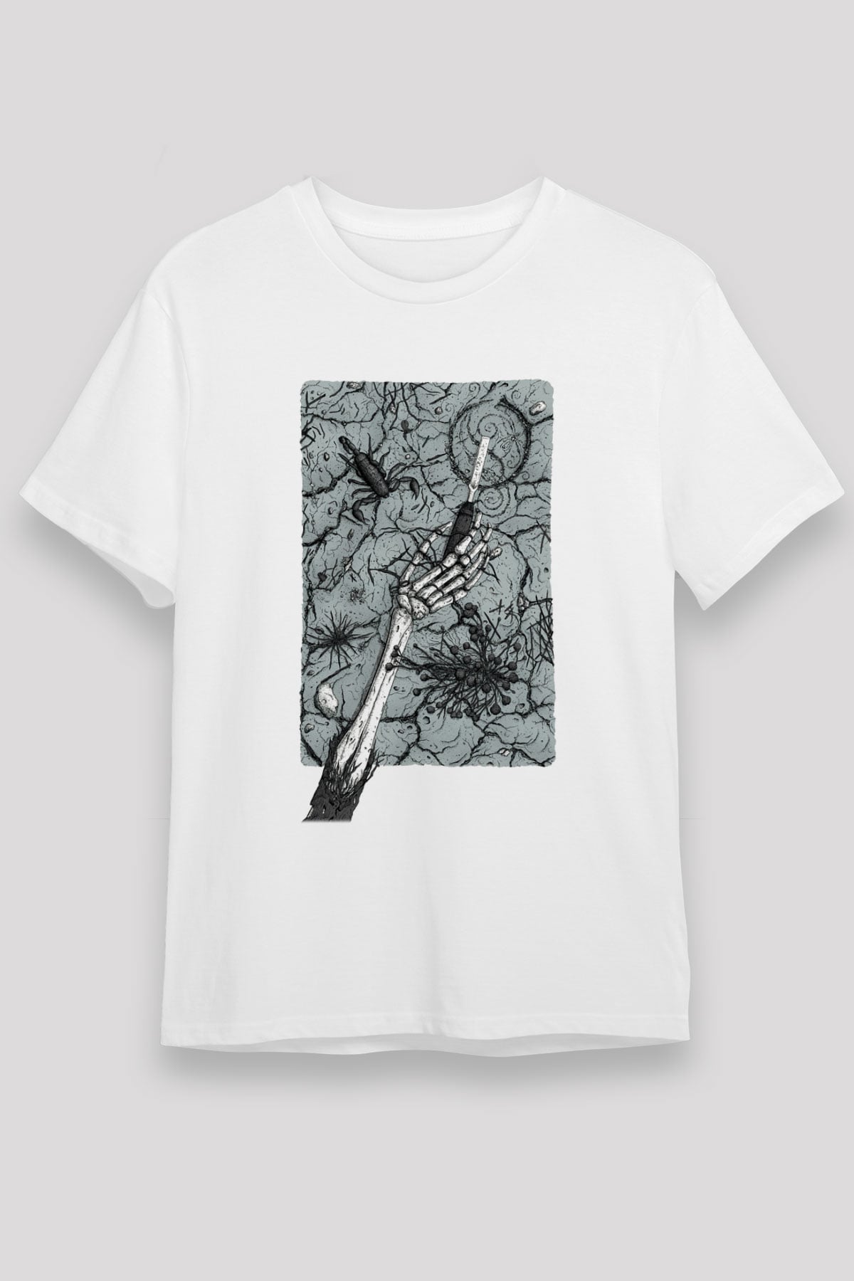 Opeth Beyaz Unisex Tişört T-Shirt - TişörtFabrikası