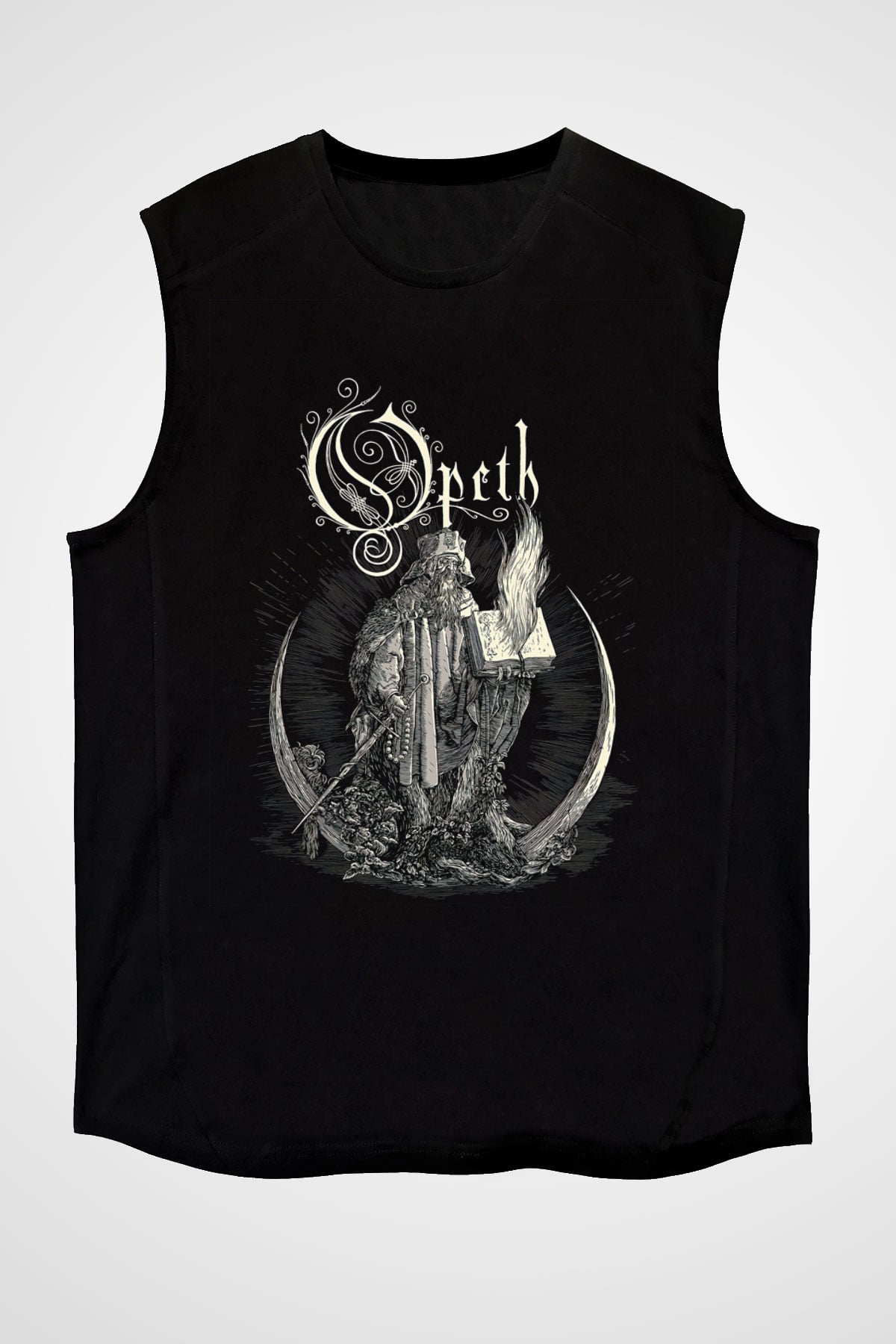 Opeth Siyah Unisex Kolsuz Tişört