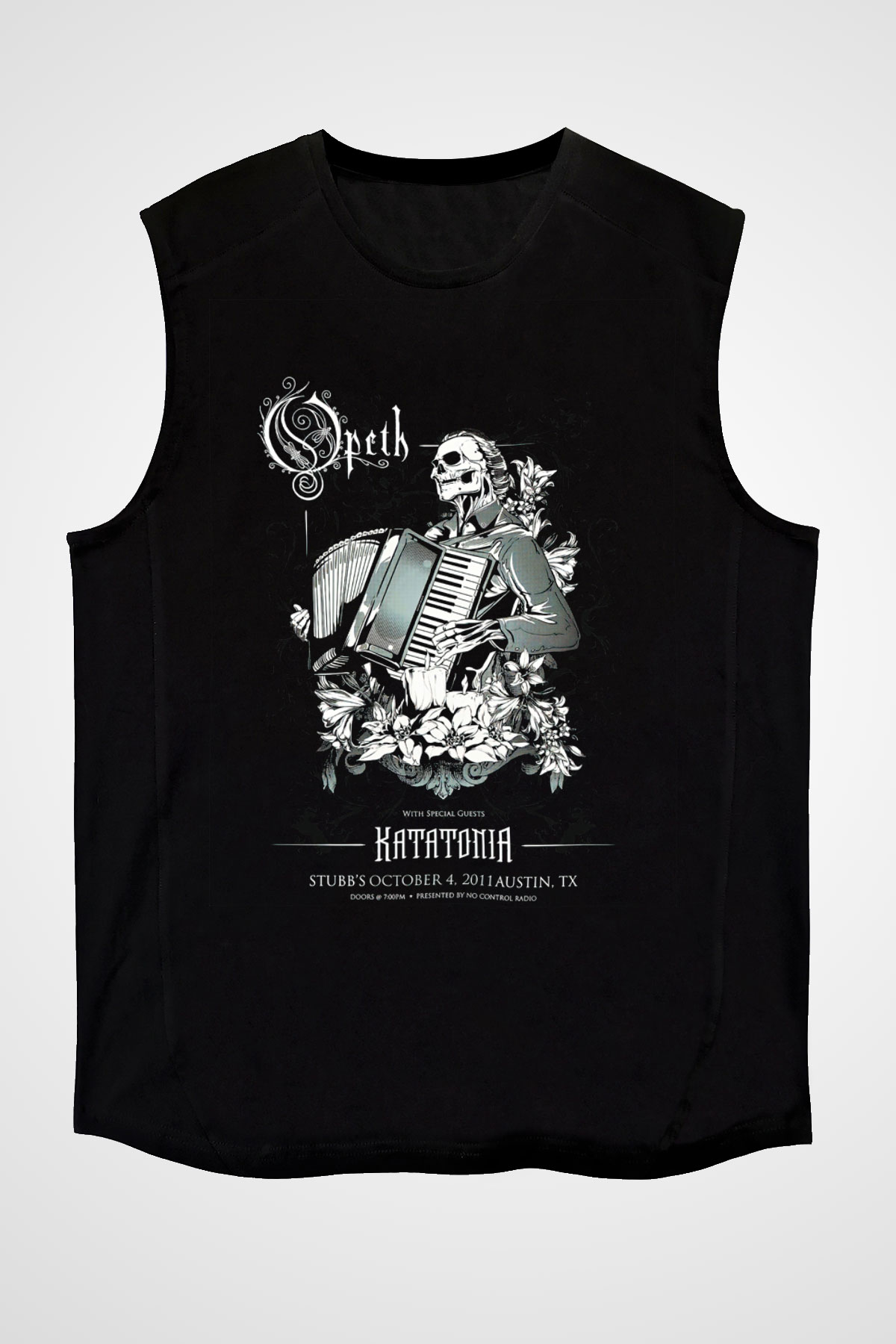 Opeth Siyah Unisex Kolsuz Tişört