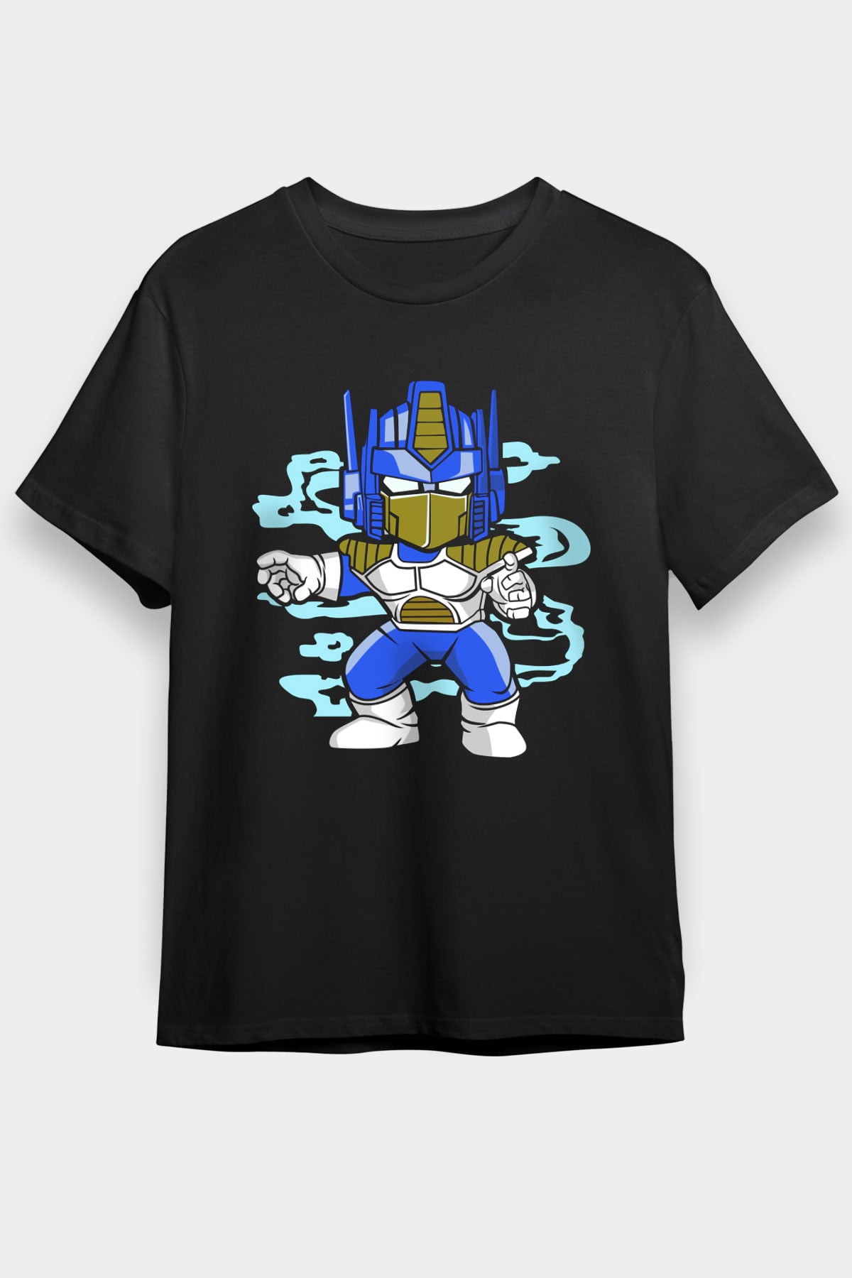 Optimus Vegeta Baskılı Siyah Unisex Tshirt
