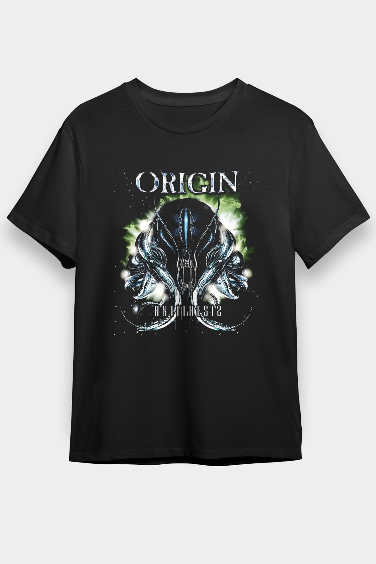 Origin Siyah Unisex Tişört T-Shirt - TişörtFabrikası