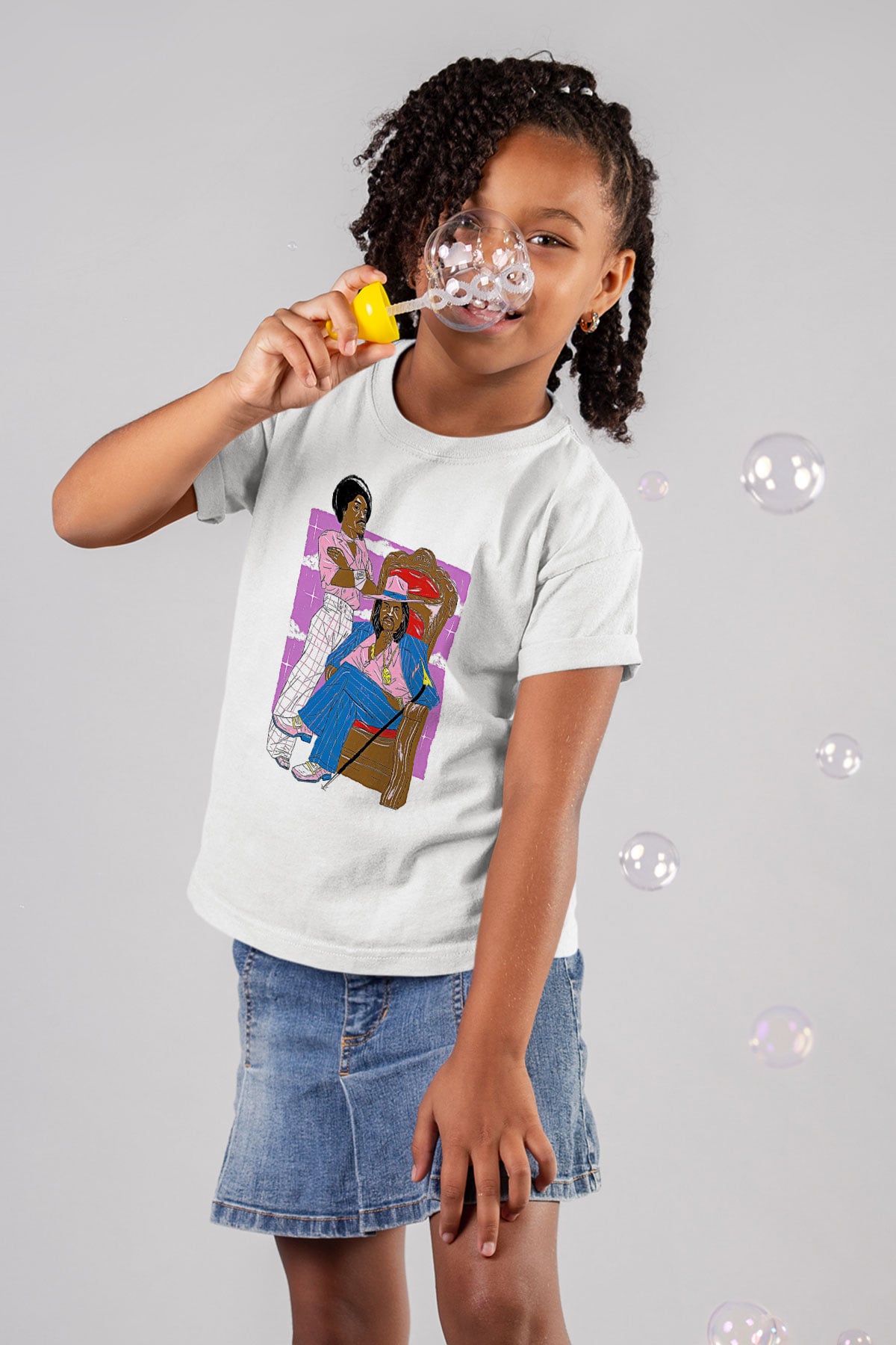 OutKast Baskılı Beyaz Unisex Beyaz Çocuk Tişört - Tshirt