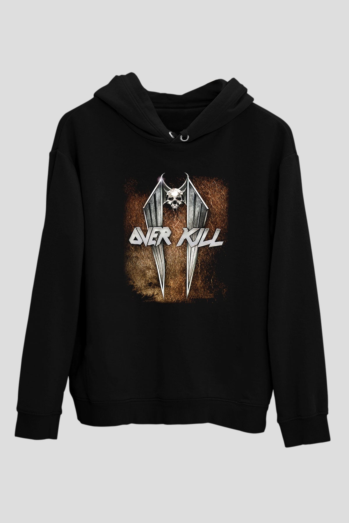 Overkill Siyah Unisex Hoodie