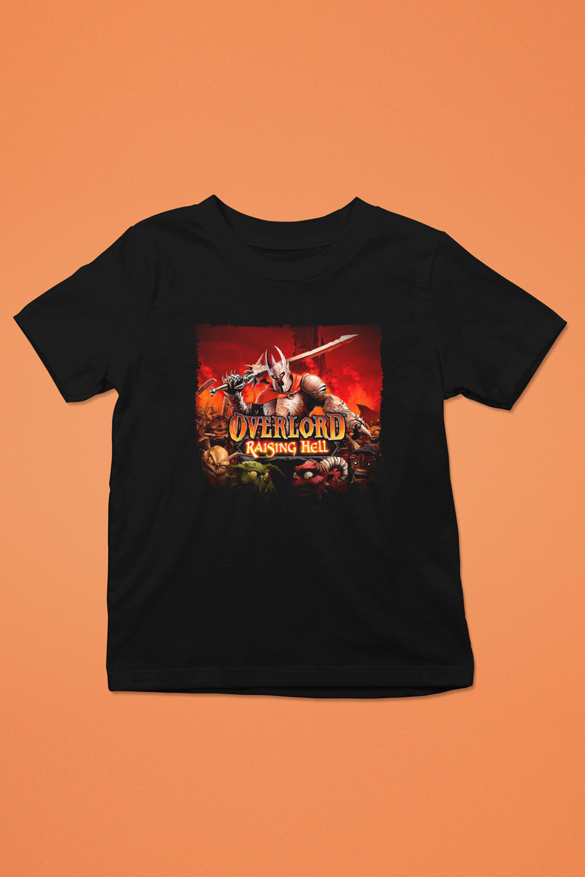 Overlord Siyah Unisex Çocuk Tişört