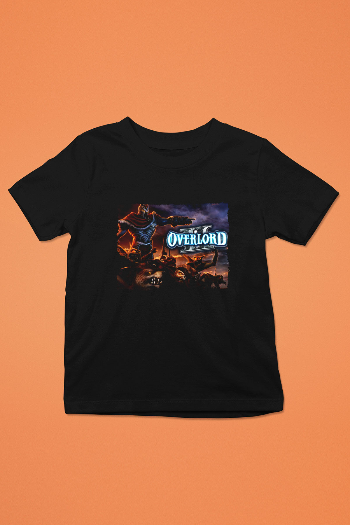 Overlord Siyah Unisex Çocuk Tişört