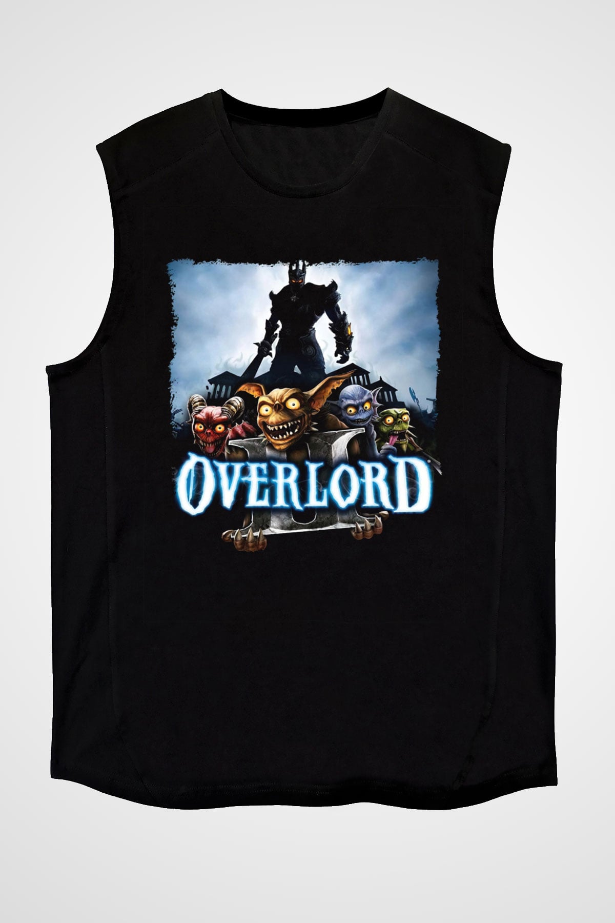 Overlord Siyah Unisex Kolsuz Tişört