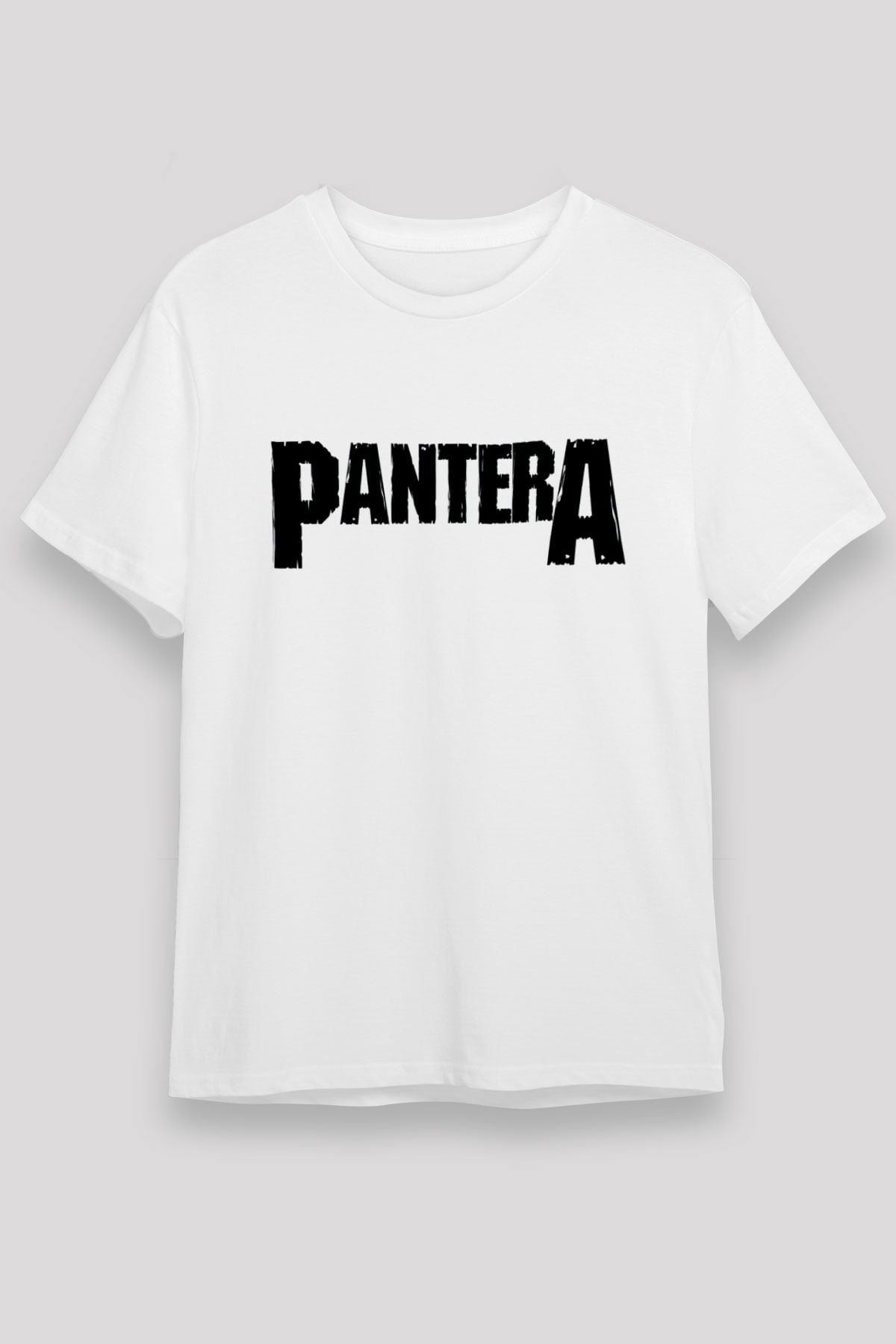 Pantera Beyaz Unisex Tişört T-Shirt - TişörtFabrikası