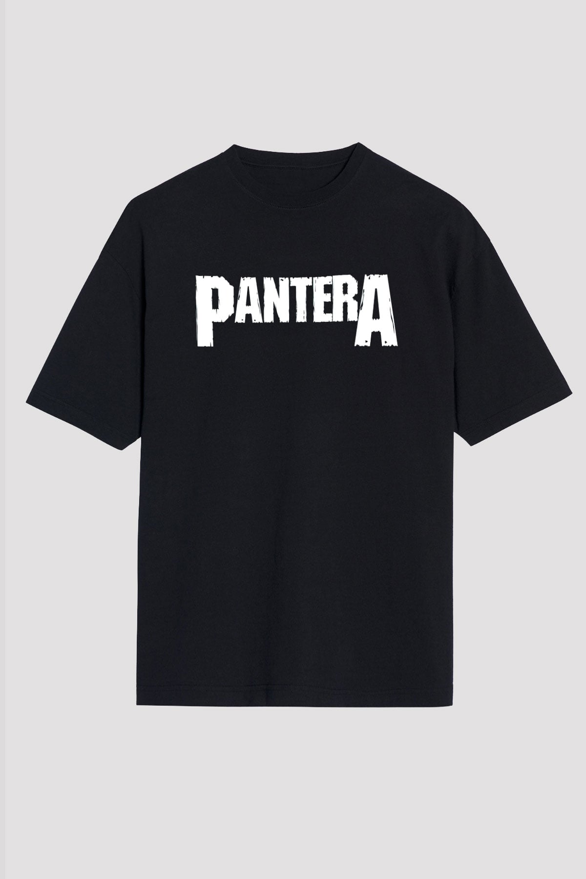 Pantera Siyah Unisex Oversize Tişört T-Shirt