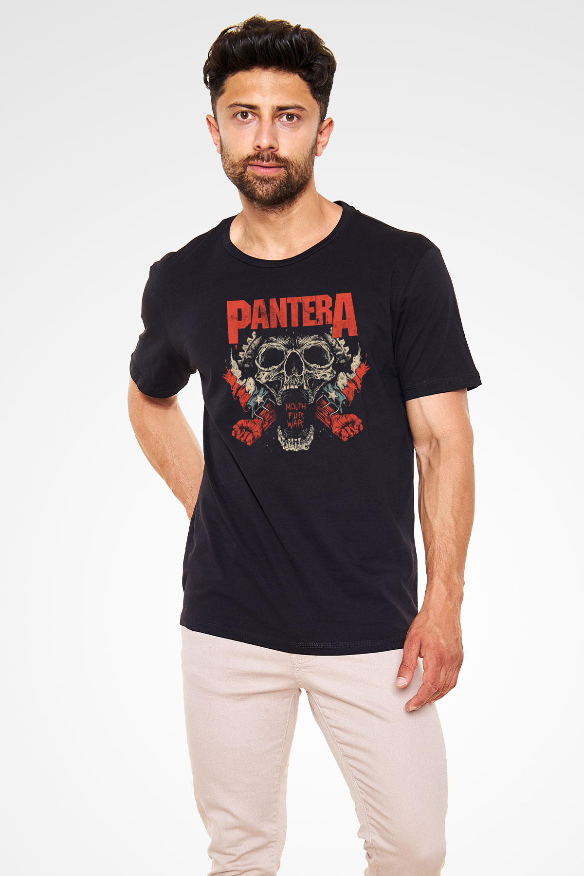 Pantera Siyah Unisex Tişört T-Shirt - TişörtFabrikası