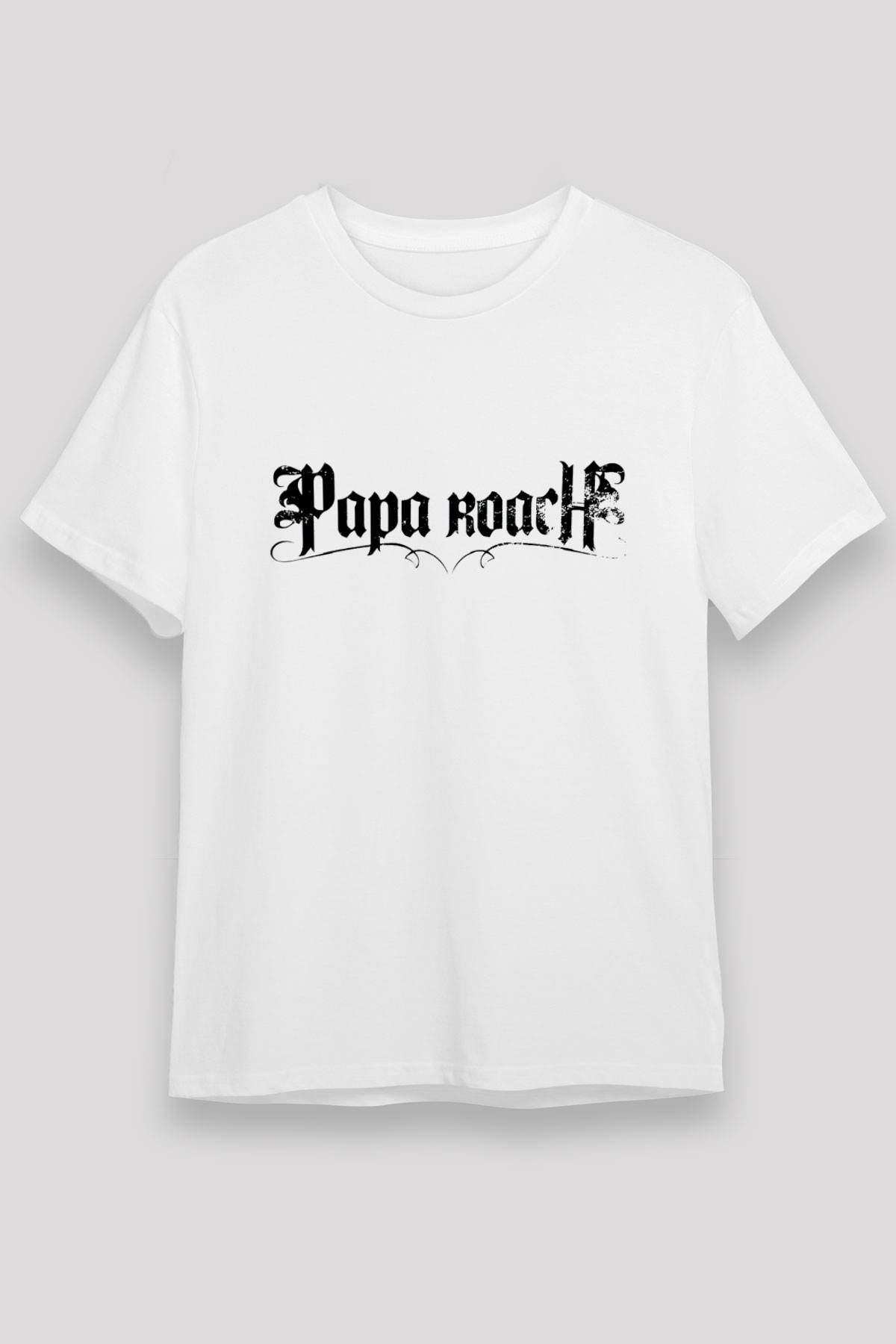 Papa Roach Beyaz Unisex Tişört T-Shirt - TişörtFabrikası