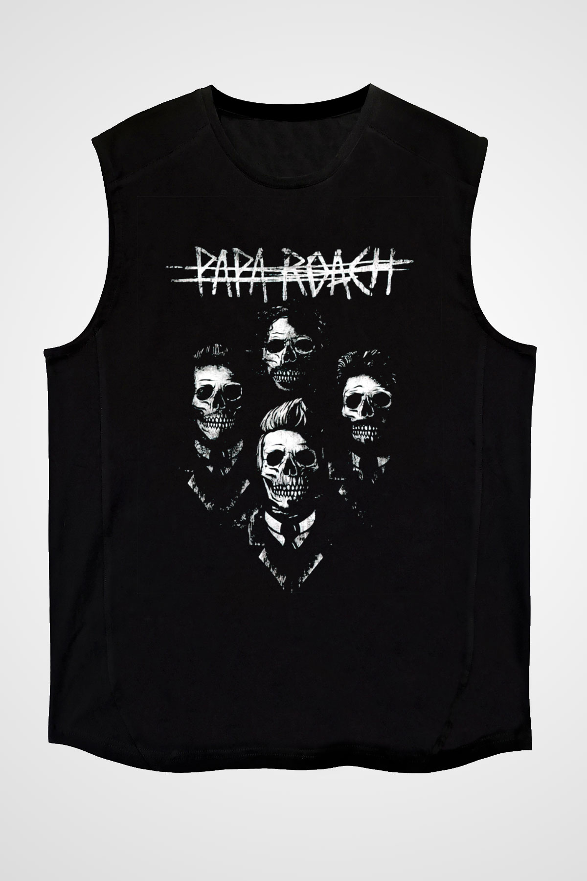 Papa Roach Siyah Unisex Kolsuz Tişört