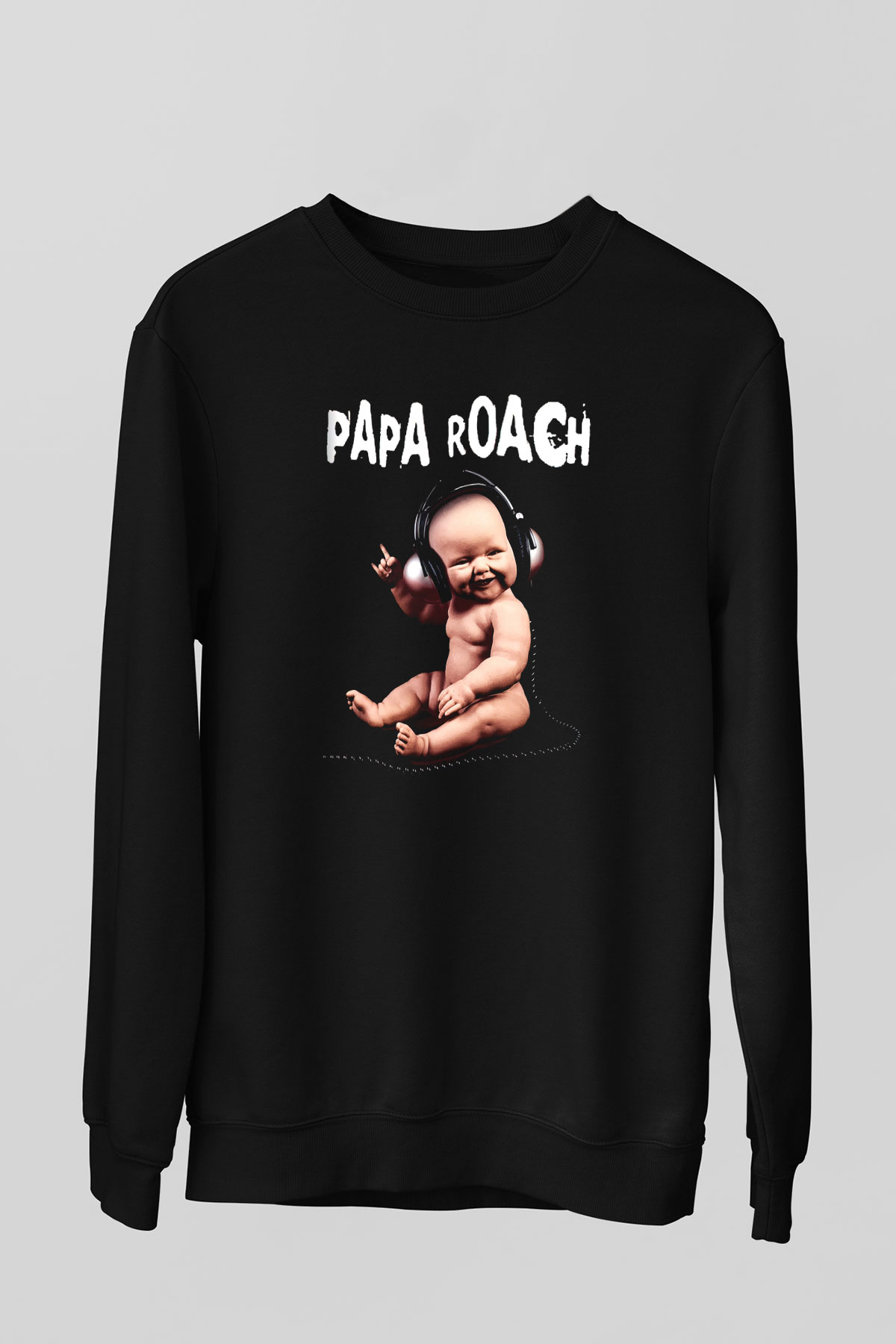 Papa Roach Siyah Unisex Sweatshirt