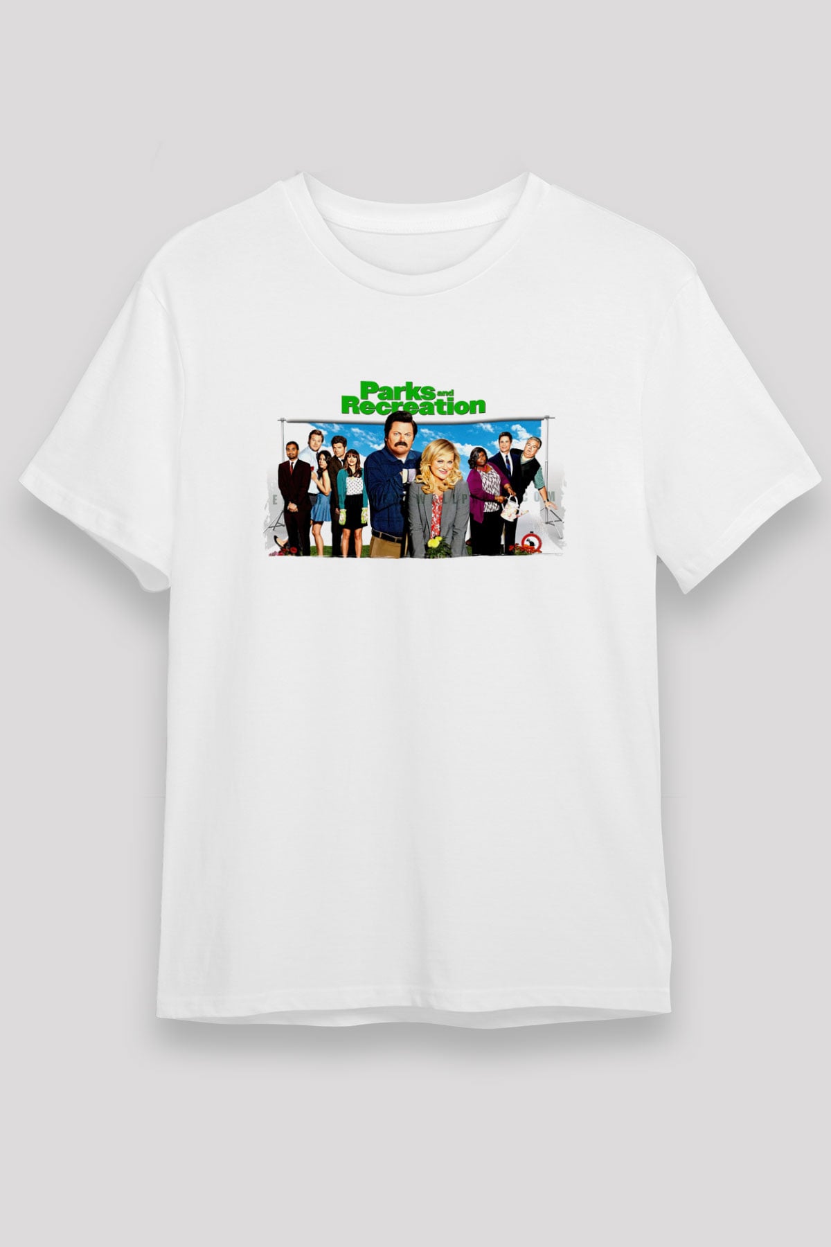 Parks and Recreation Beyaz Unisex Tişört