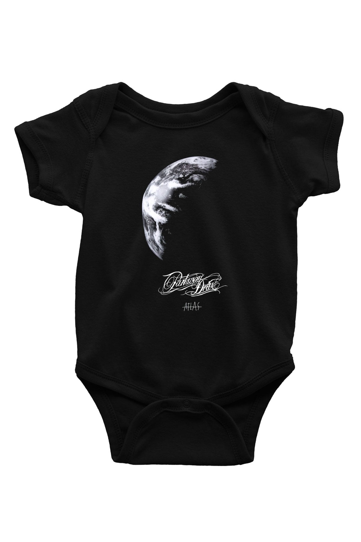Parkway Drive Baskılı Siyah Bebek Body - Zıbın