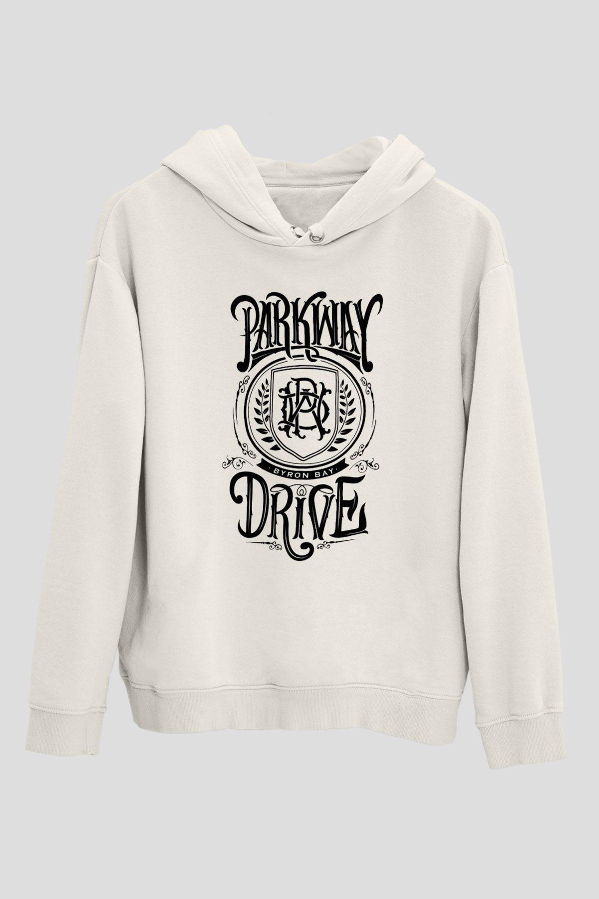 Parkway Drive Beyaz Unisex Kapşonlu Sweatshirt