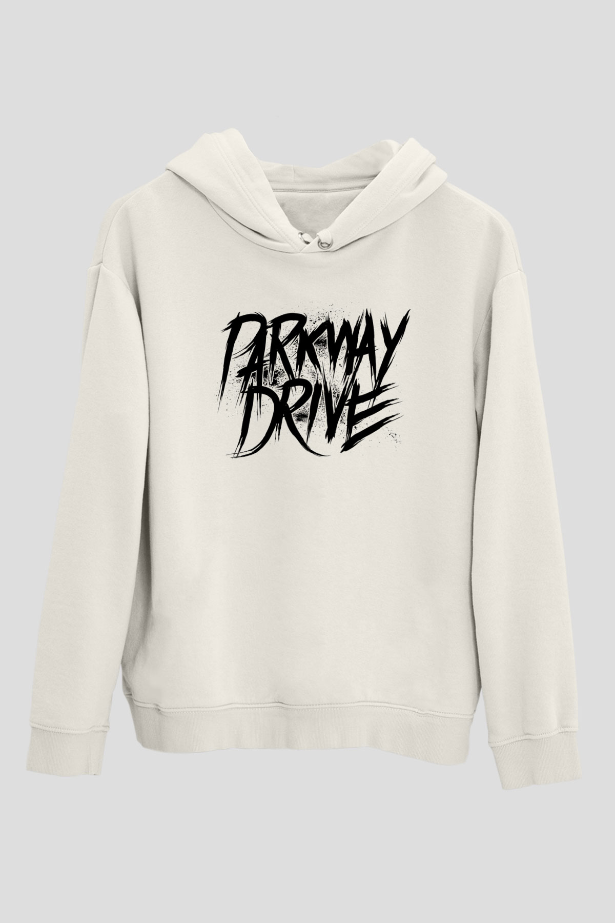 Parkway Drive Beyaz Unisex Kapşonlu Sweatshirt