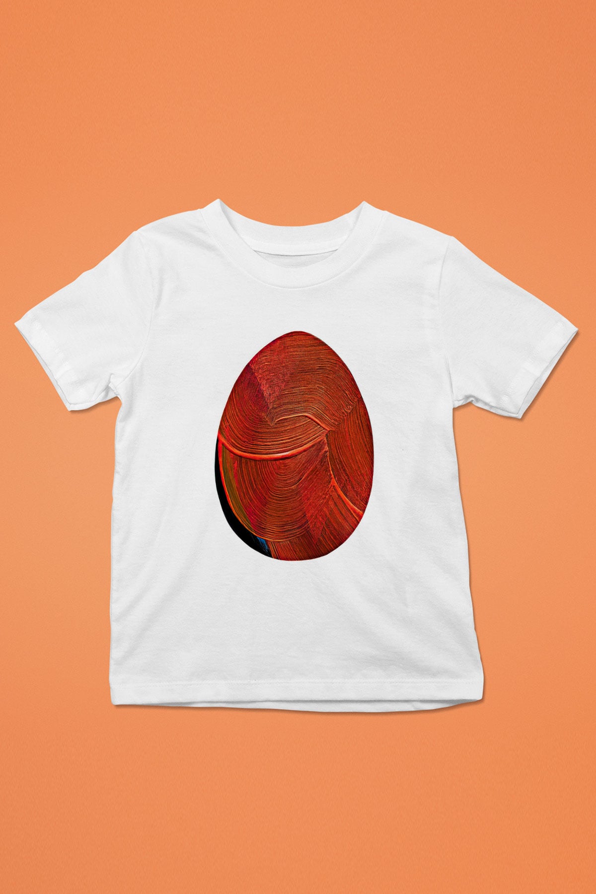 Paskalya Baskılı Beyaz Unisex Beyaz Çocuk Tişört - Tshirt