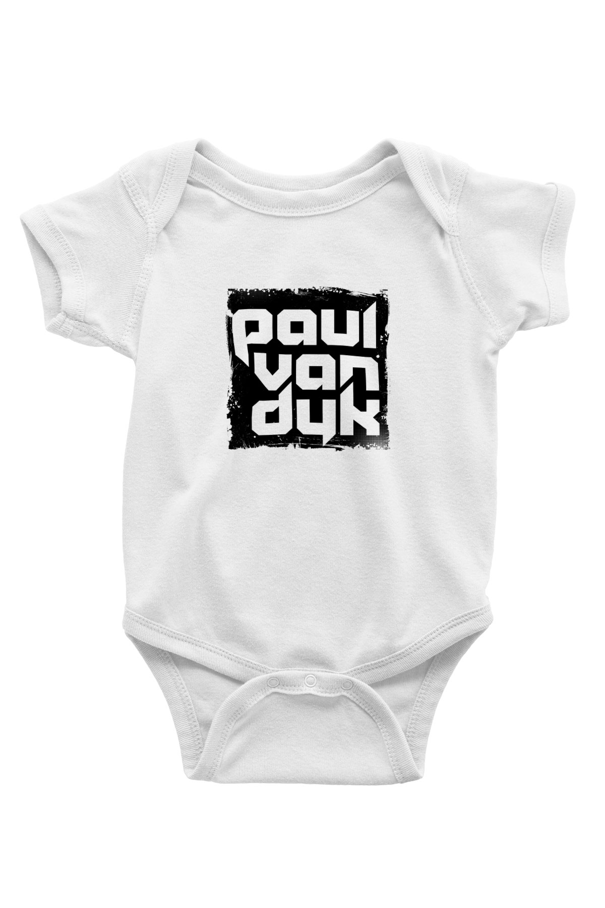 Paul Van Dyk Baskılı Beyaz Bebek Body - Zıbın