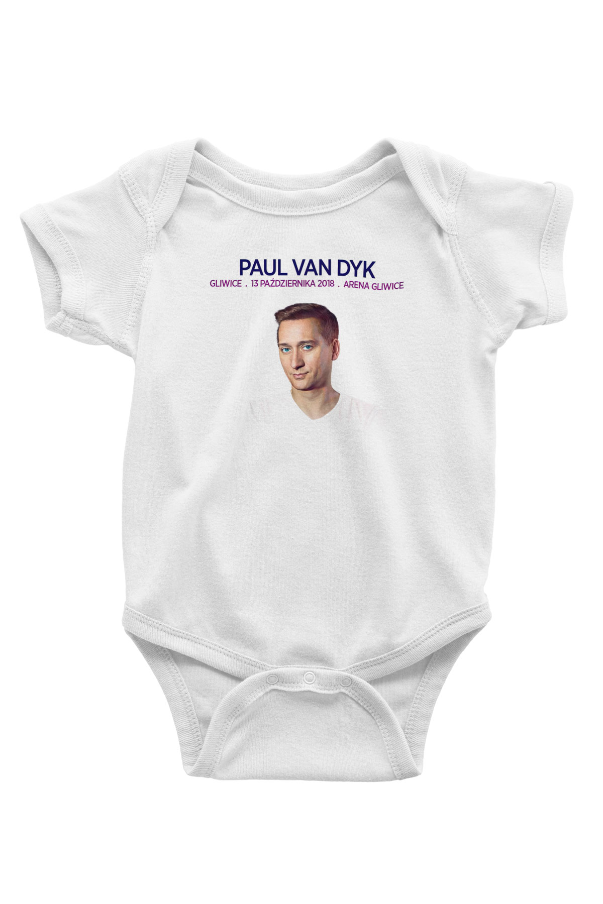 Paul Van Dyk Beyaz Bebek Body - Zıbın