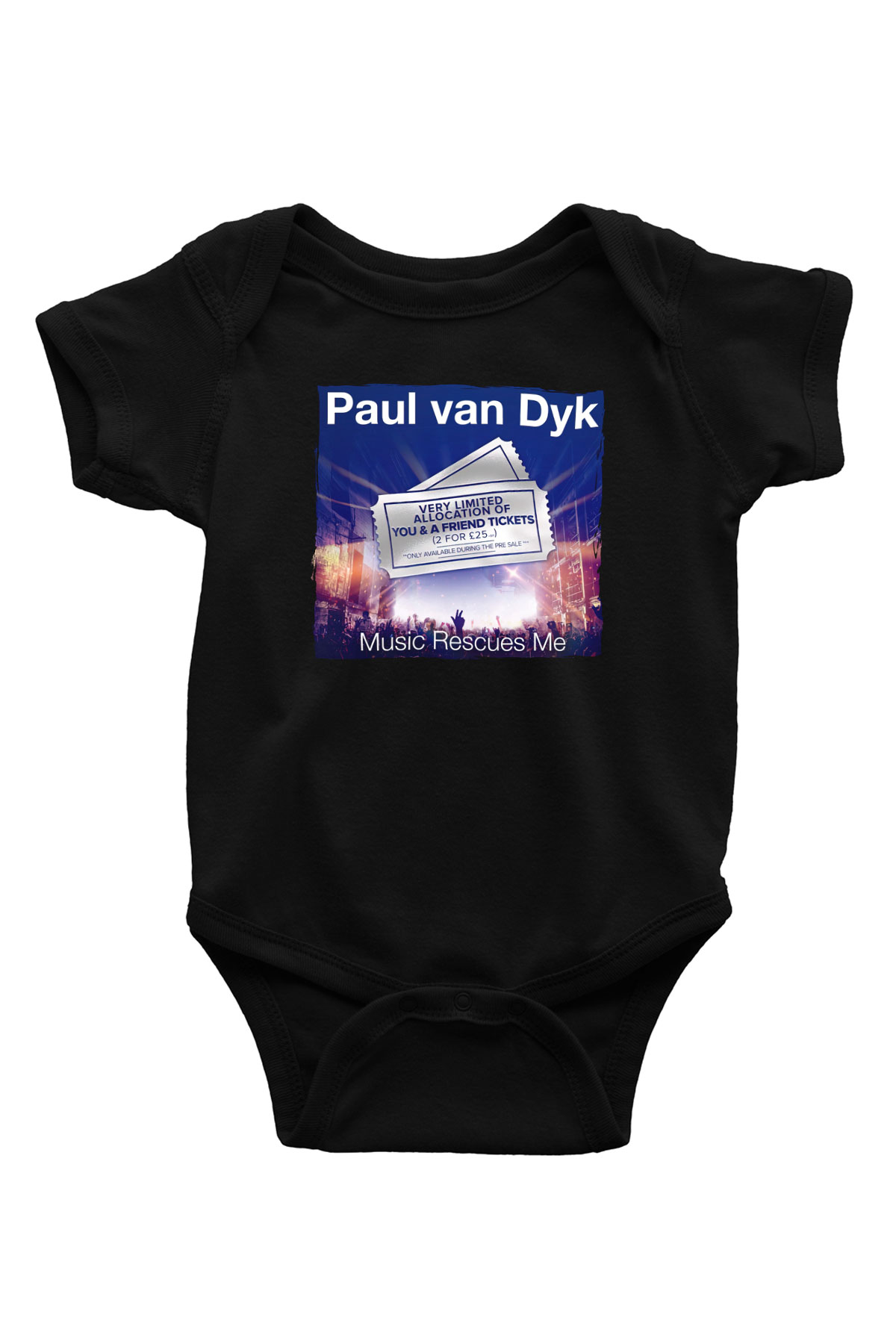 Paul Van Dyk Siyah Bebek Body - Zıbın