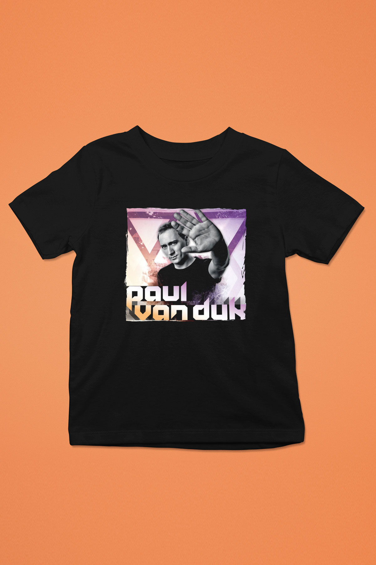Paul Van Dyk Siyah Unisex Çocuk Tişört