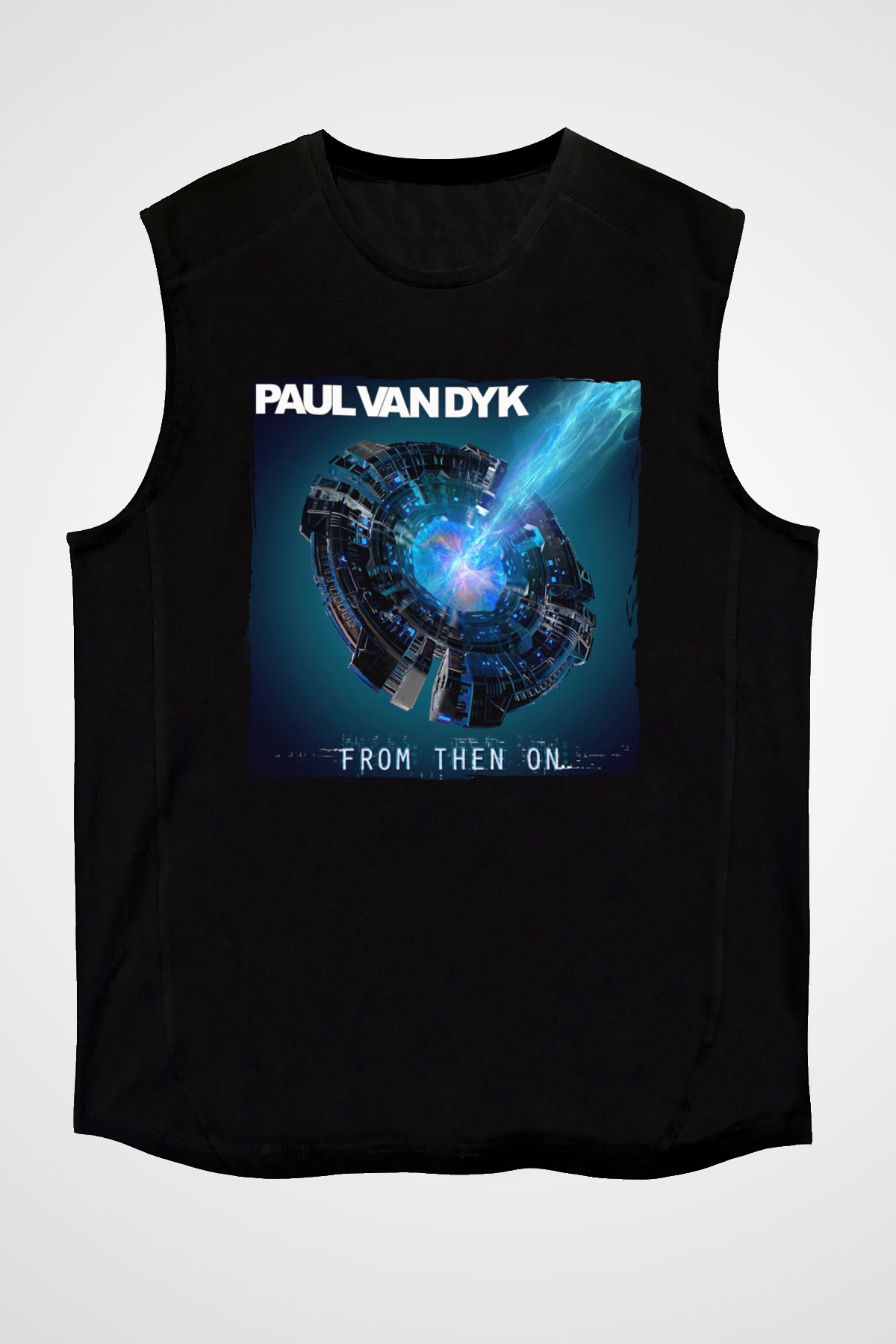 Paul Van Dyk Siyah Unisex Kolsuz Tişört