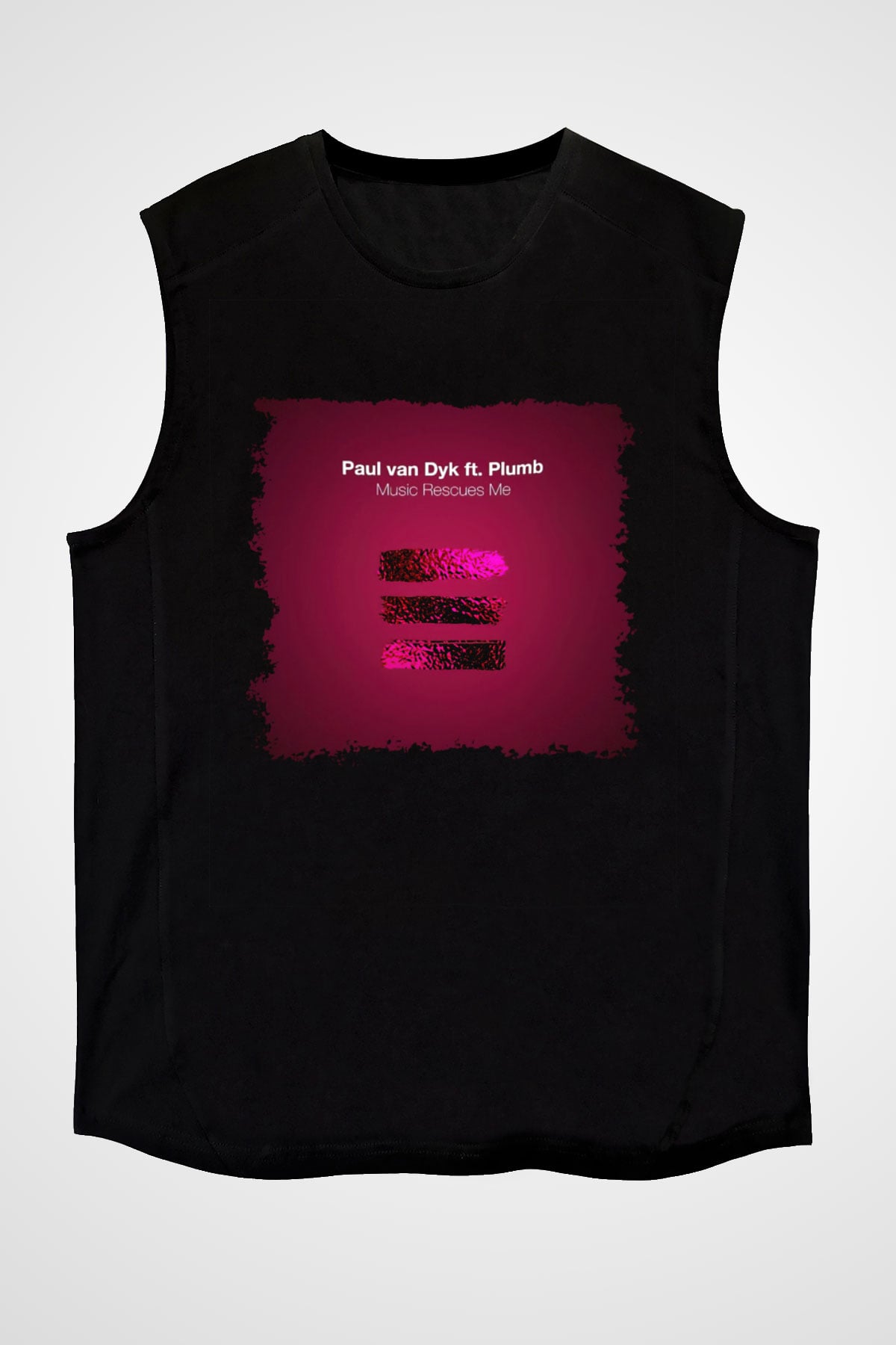Paul Van Dyk Siyah Unisex Kolsuz Tişört