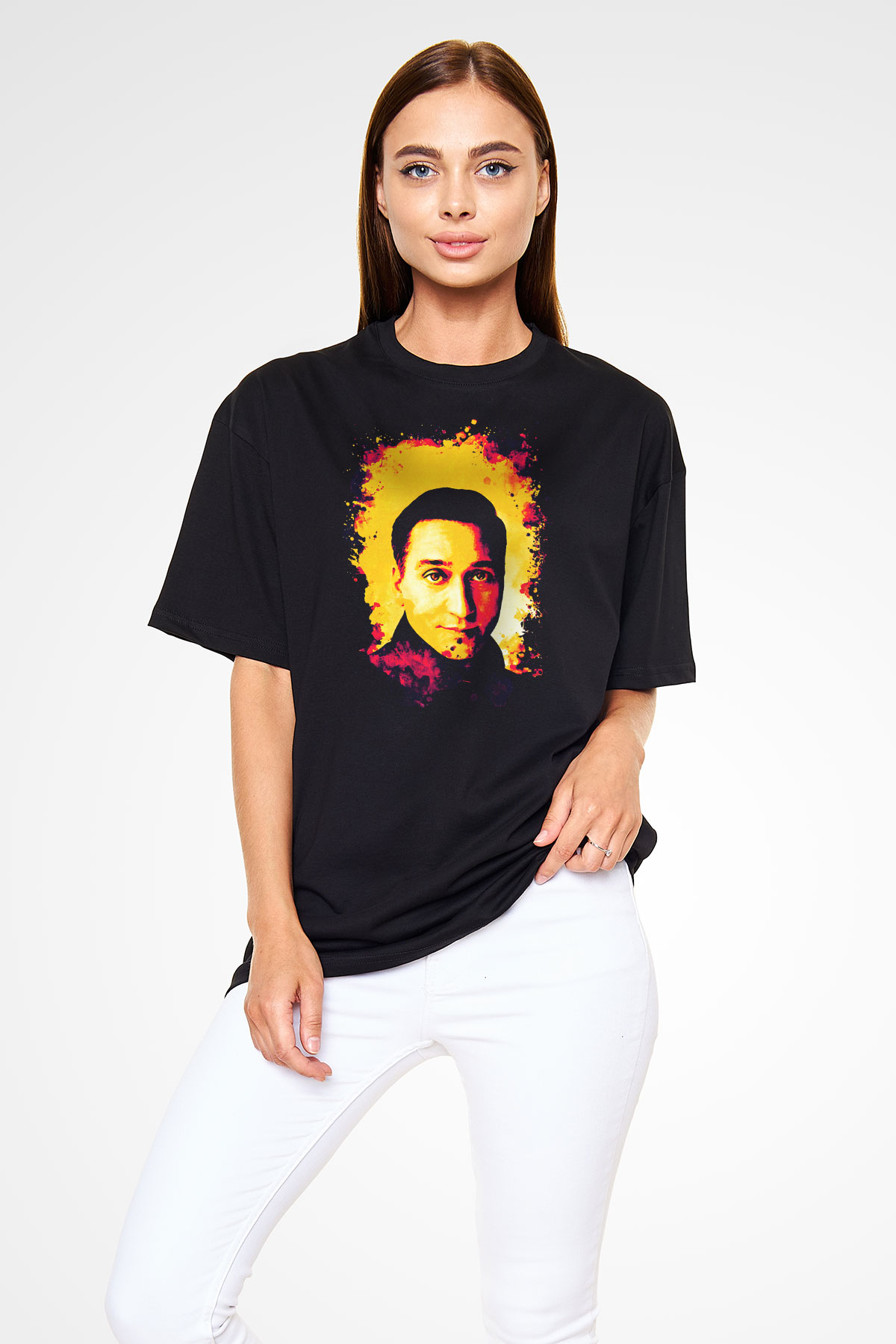 Paul Van Dyk Siyah Oversize Tişört Oversize T-shirt - TişörtFabrikası