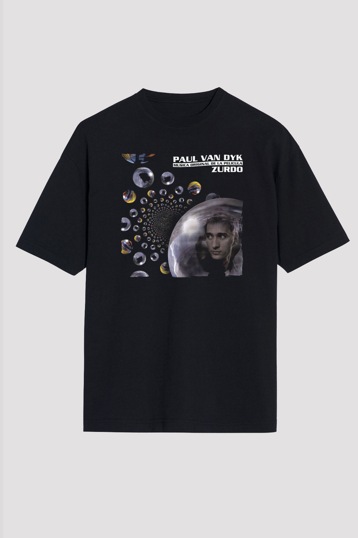 Paul Van Dyk Siyah Oversize Tişört Oversize T-shirt - TişörtFabrikası