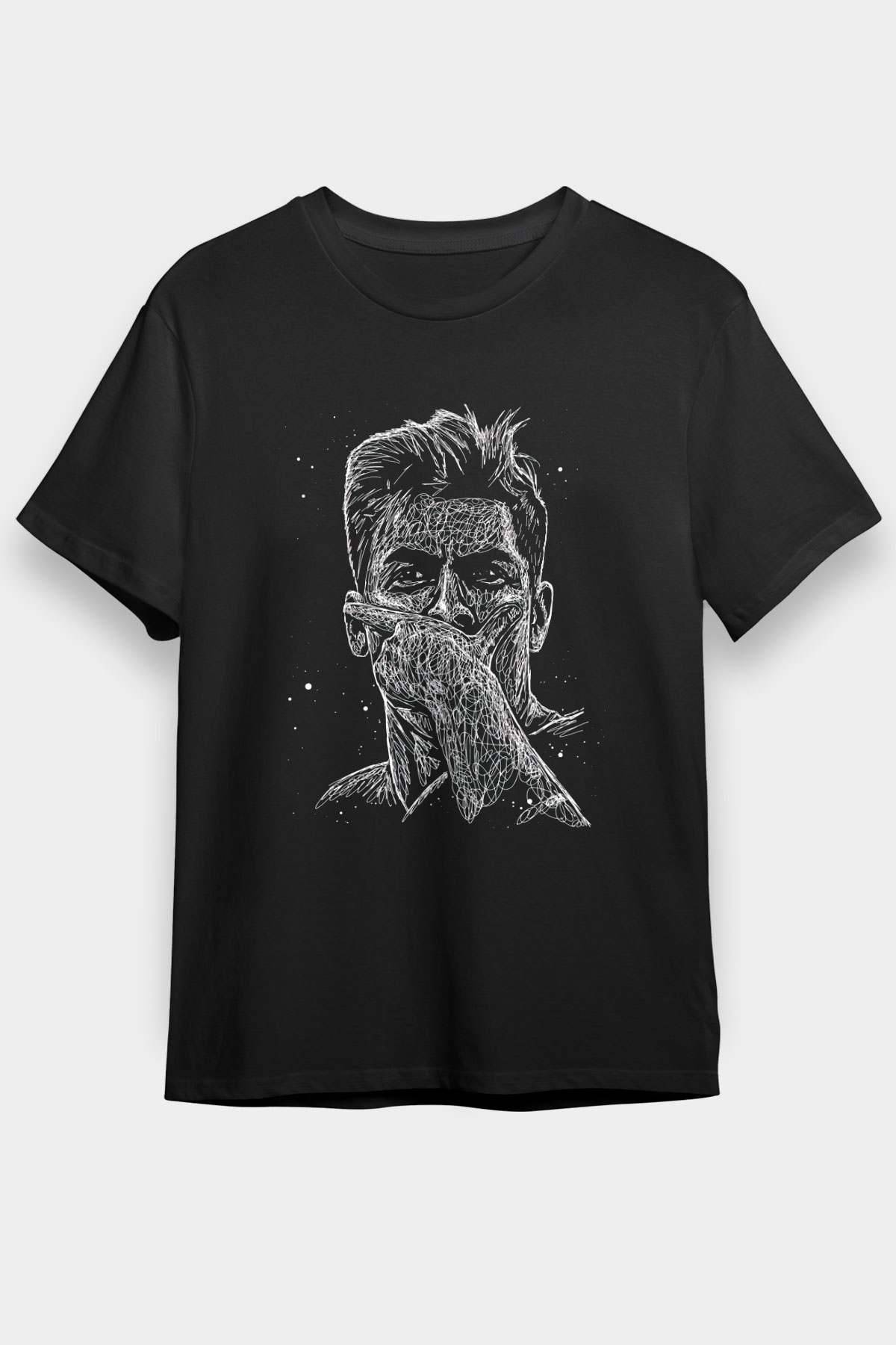 Paulo Dybala Baskılı Unisex Siyah Tişört - Tshirt