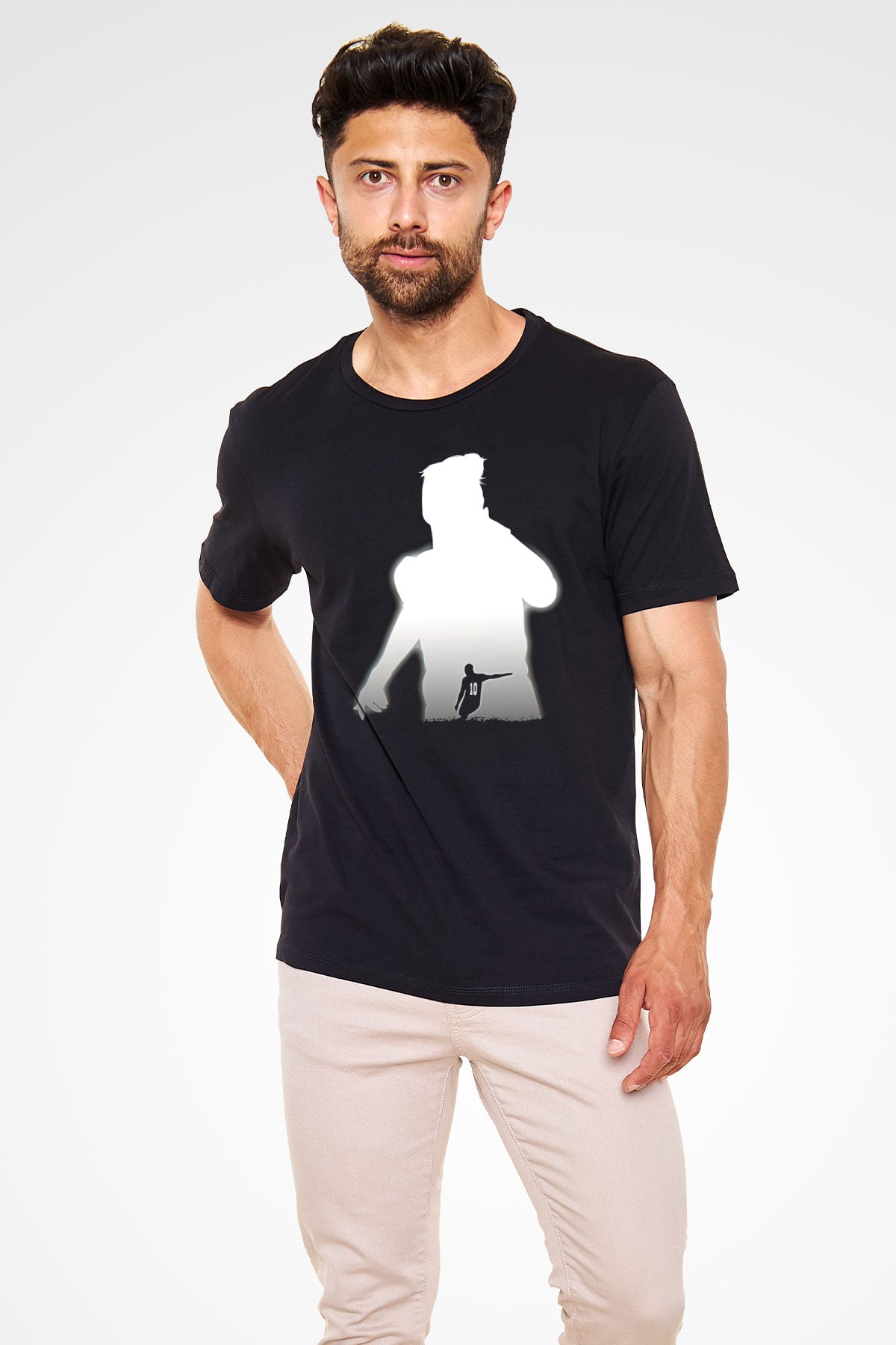 Paulo Dybala Baskılı Unisex Siyah Tişört - Tshirt