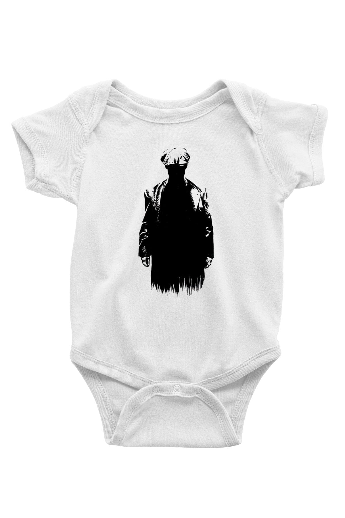 Peaky Blinders Baskılı Beyaz Unisex Bebek Body - Zıbın