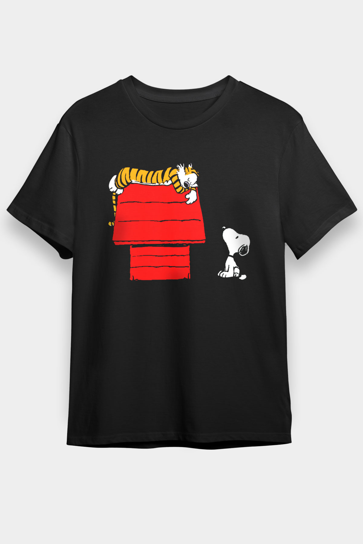 Peanuts Siyah Unisex Tişört