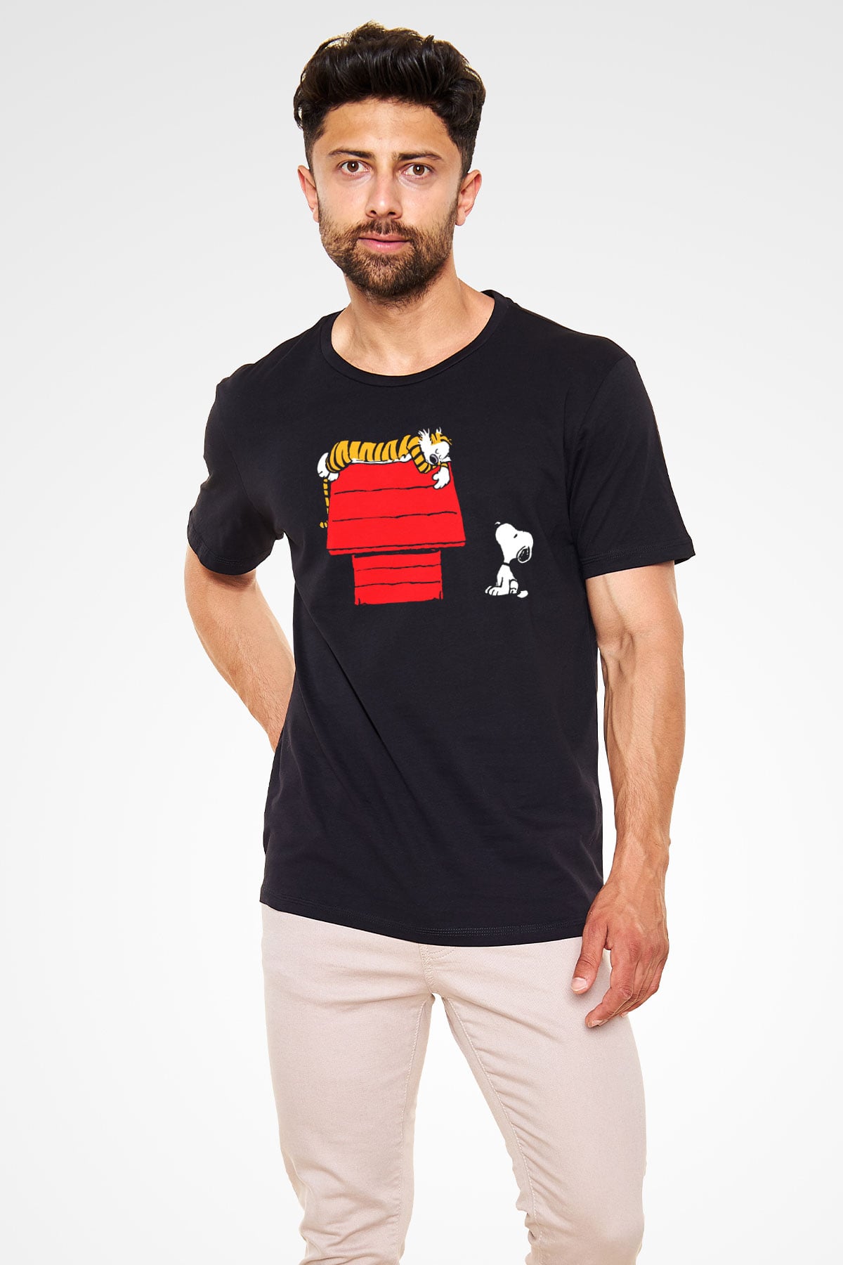 Peanuts Siyah Unisex Tişört