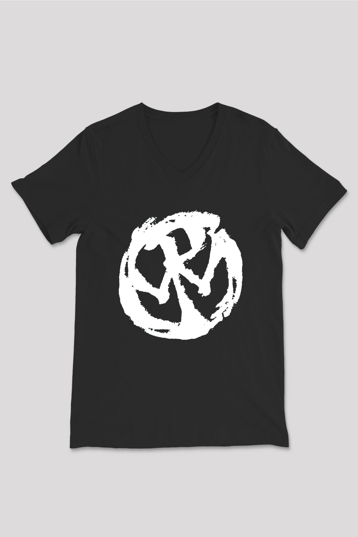 Pennywise Siyah Unisex V Yaka Tişört T-Shirt