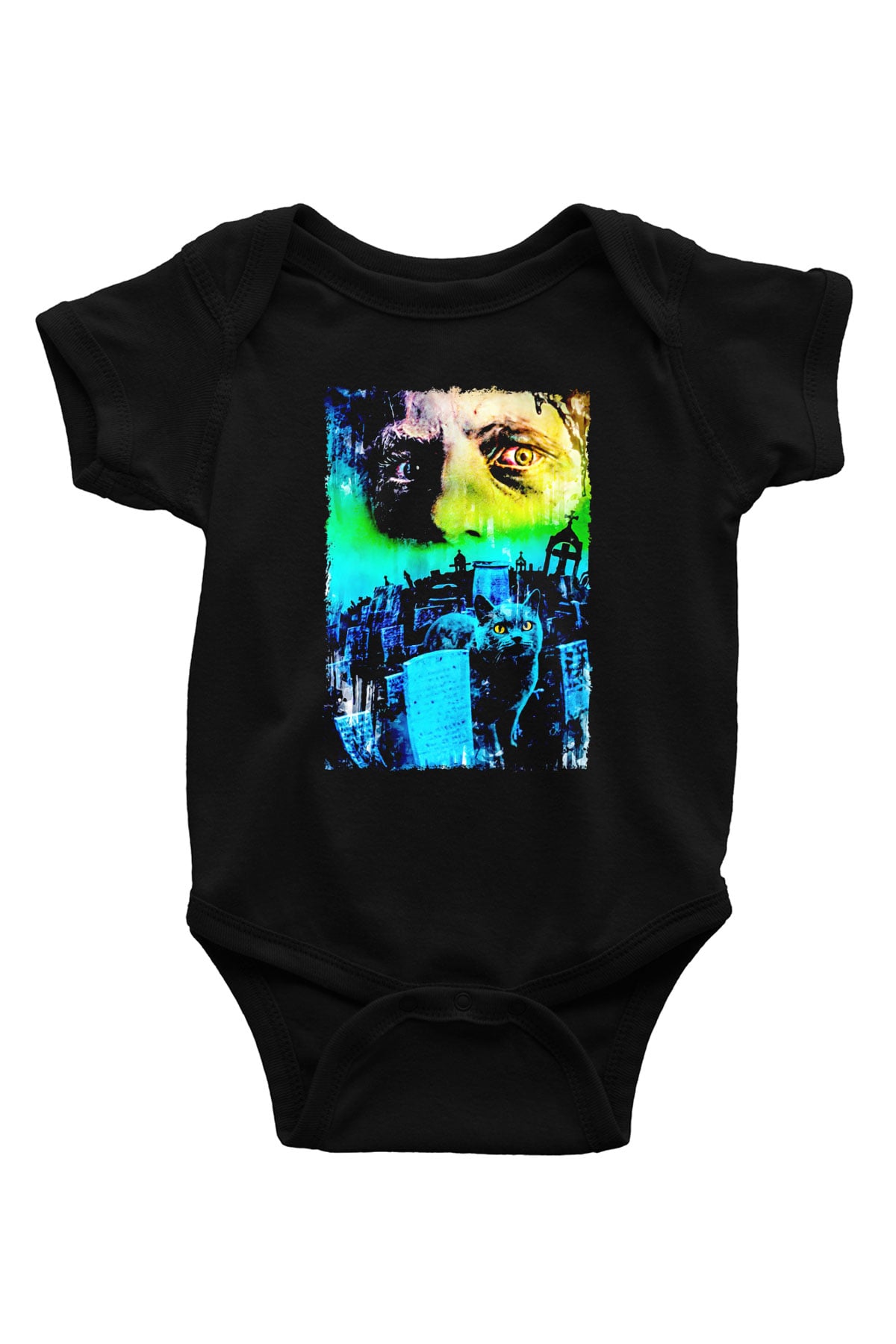 Pet Sematary Siyah Bebek Body - Zıbın