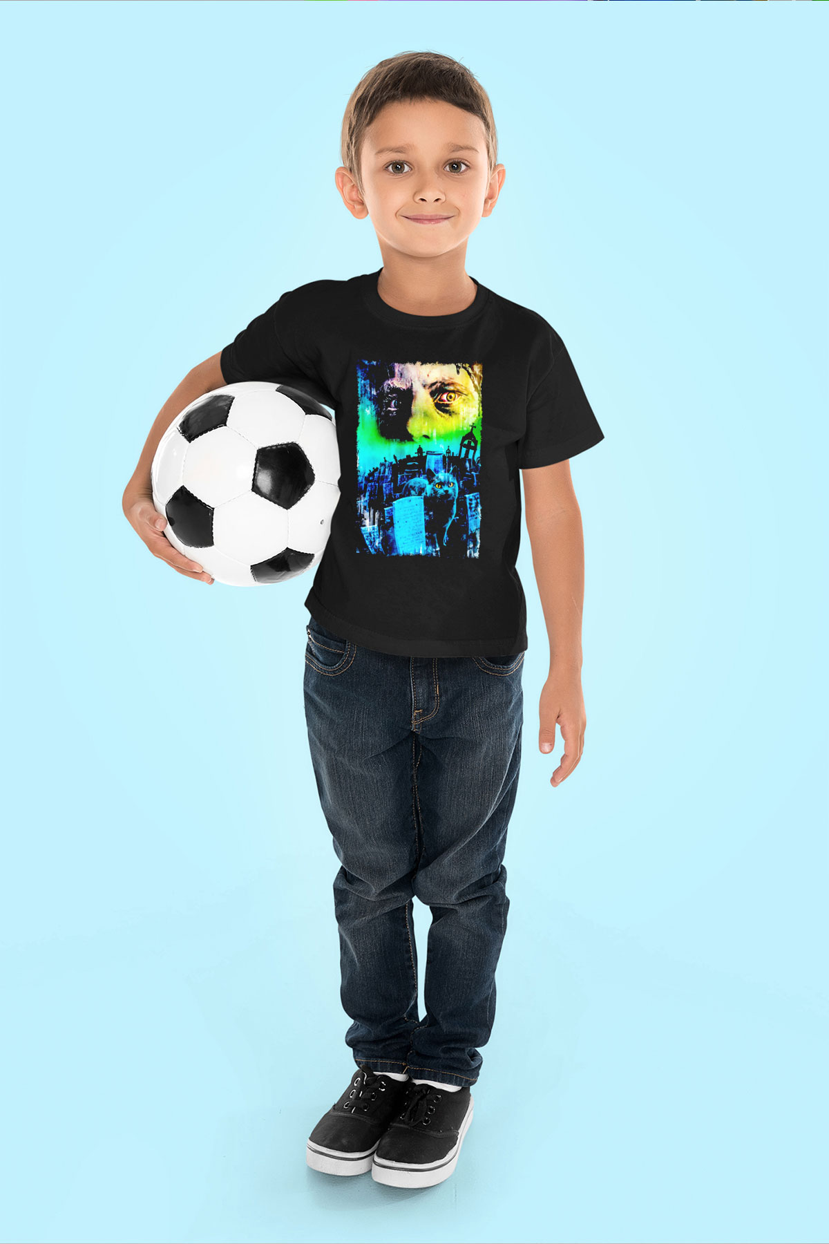 Pet Sematary Siyah Unisex  Çocuk Tişört