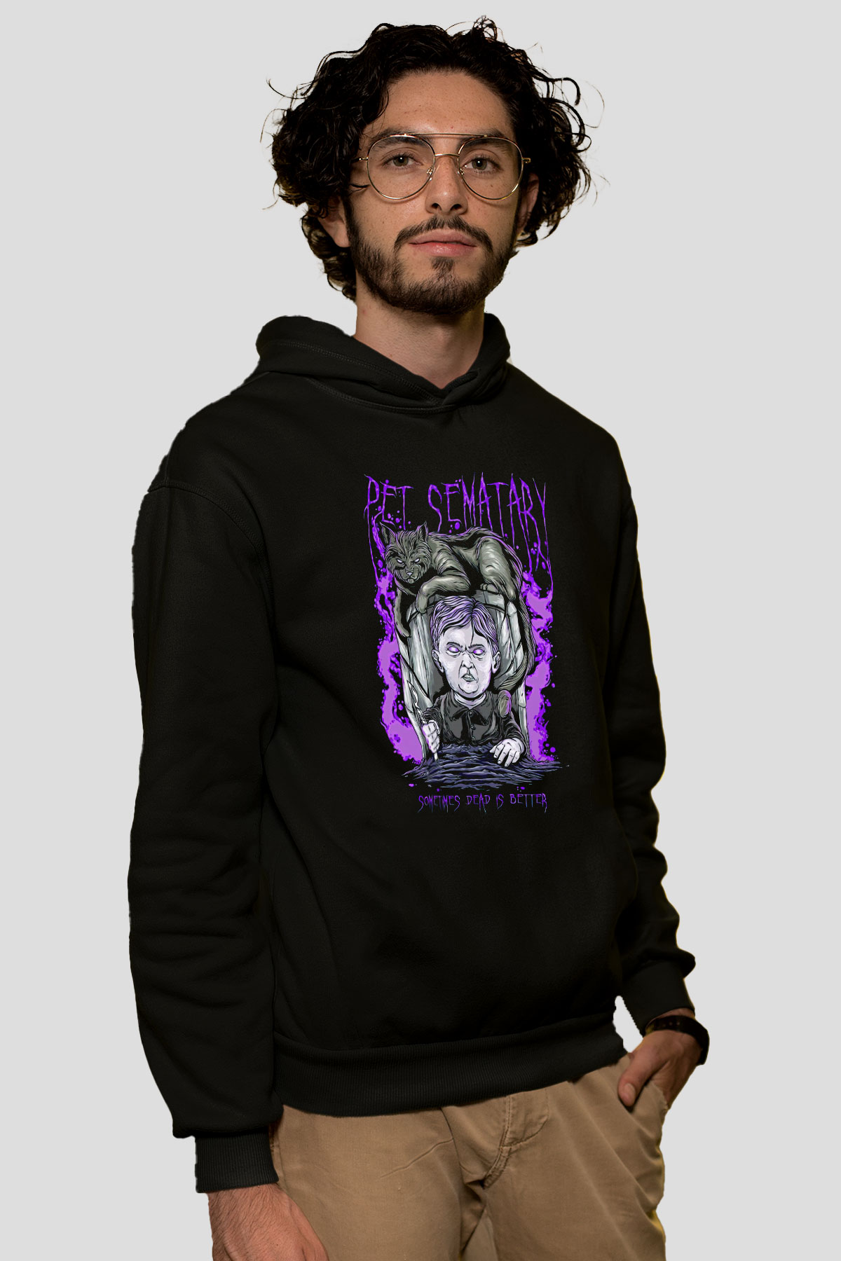 Pet Sematary Siyah Unisex Hoodie