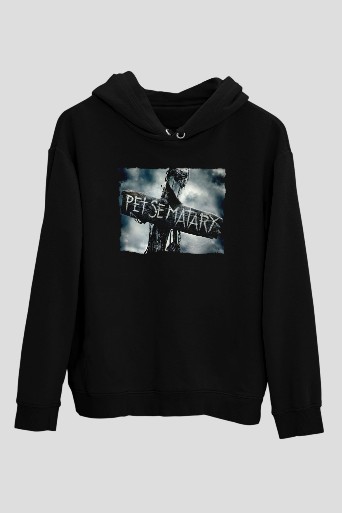 Pet Sematary Siyah Unisex Hoodie