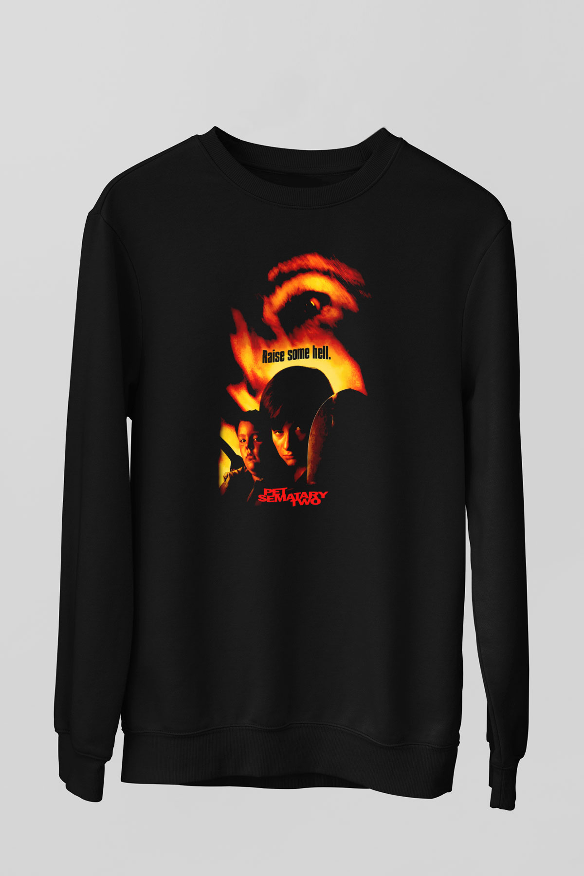 Pet Sematary Siyah Unisex  Sweatshirt