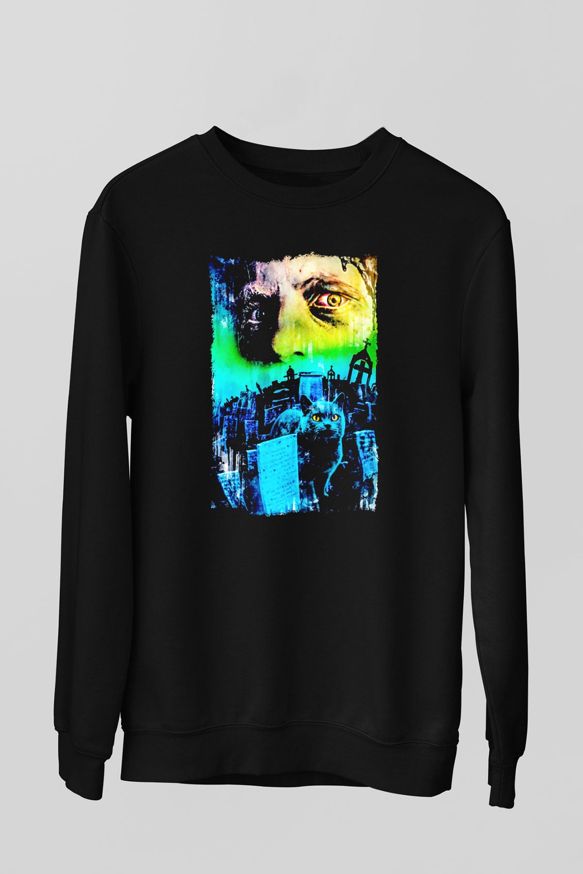 Pet Sematary Siyah Unisex  Sweatshirt