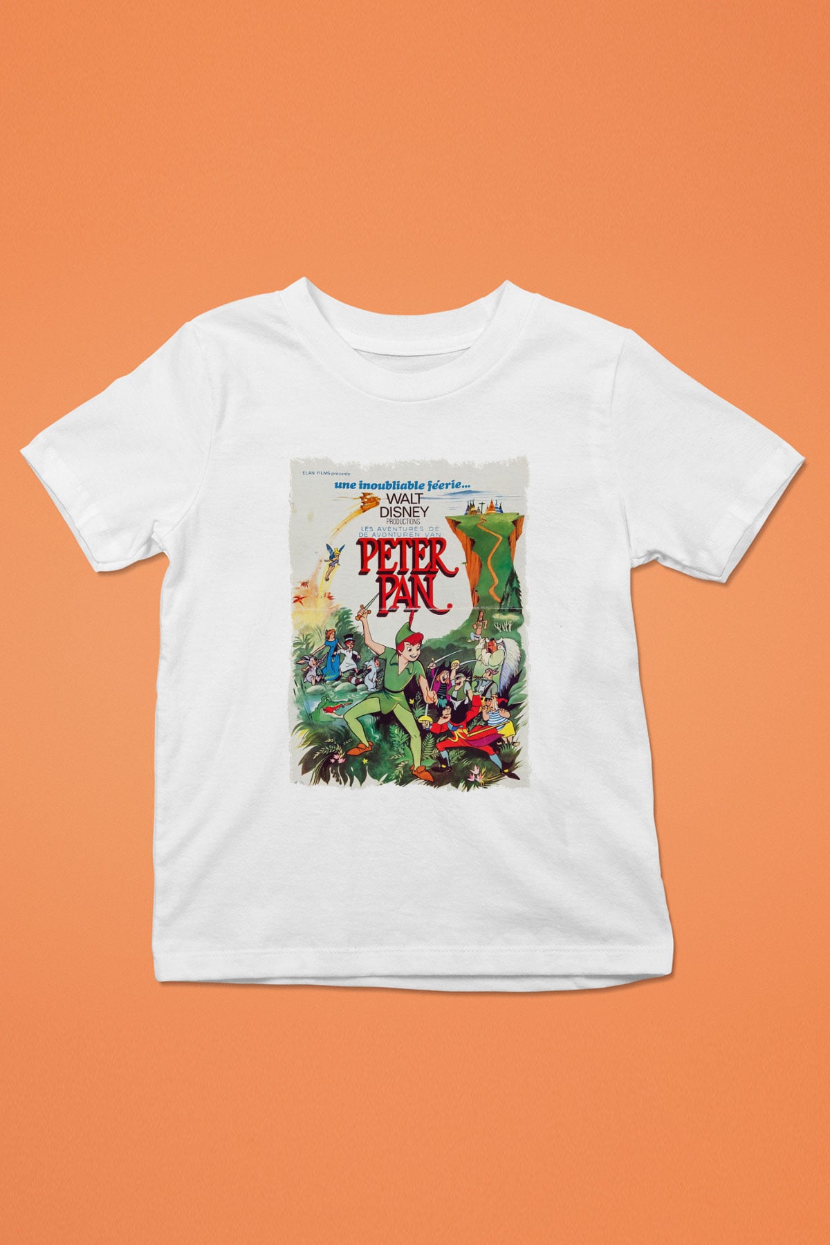 Peter Pan Beyaz Unisex Çocuk Tişört