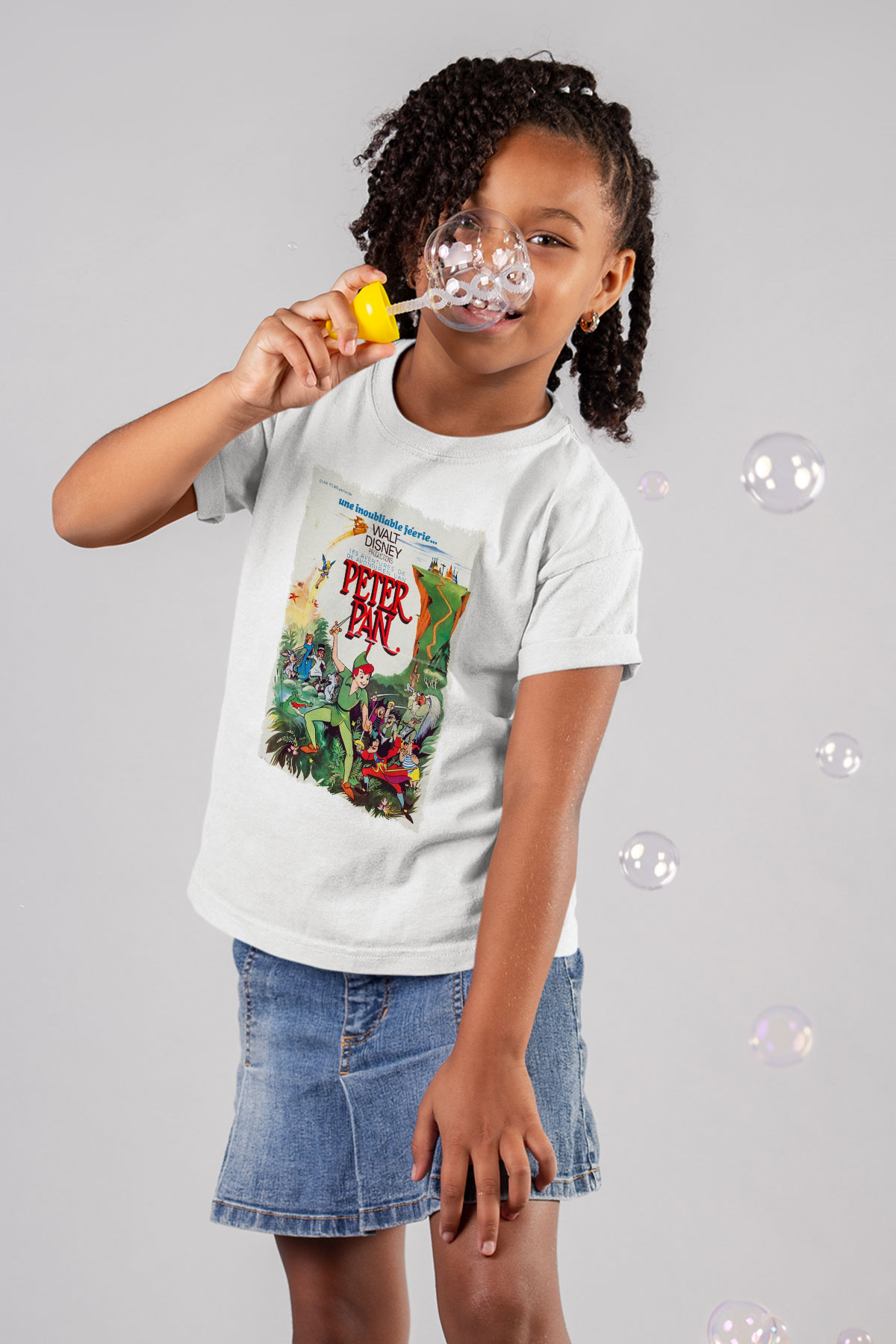 Peter Pan Beyaz Unisex Çocuk Tişört
