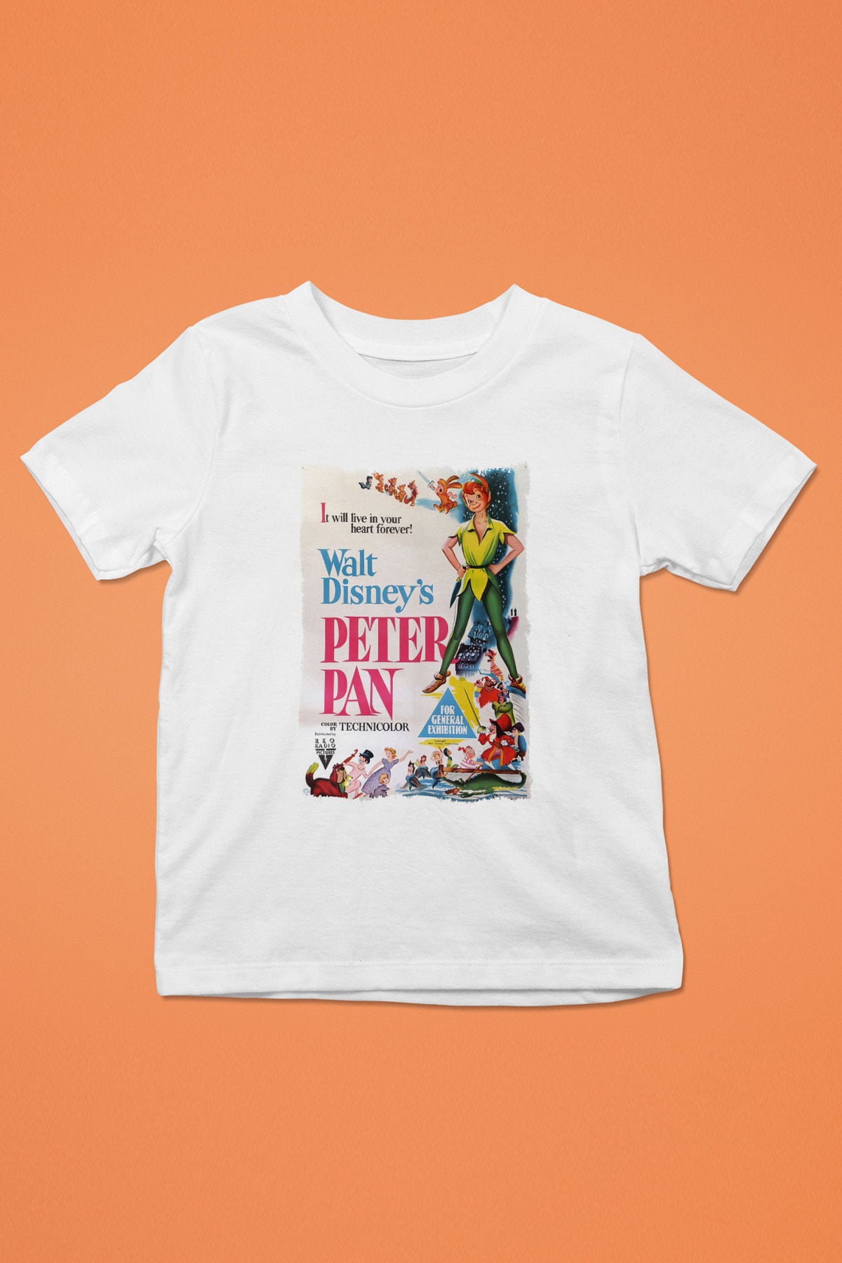 Peter Pan Beyaz Unisex Çocuk Tişört