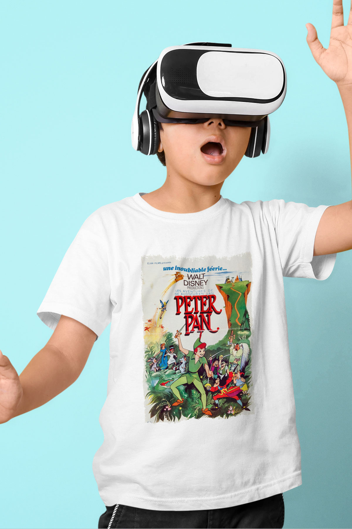 Peter Pan Beyaz Unisex Çocuk Tişört