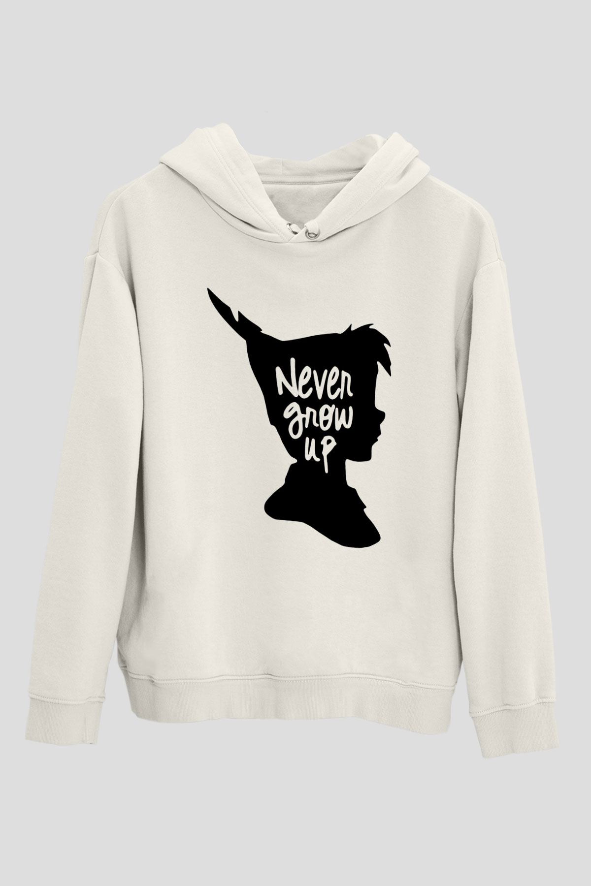 Peter Pan Beyaz Unisex Hoodie