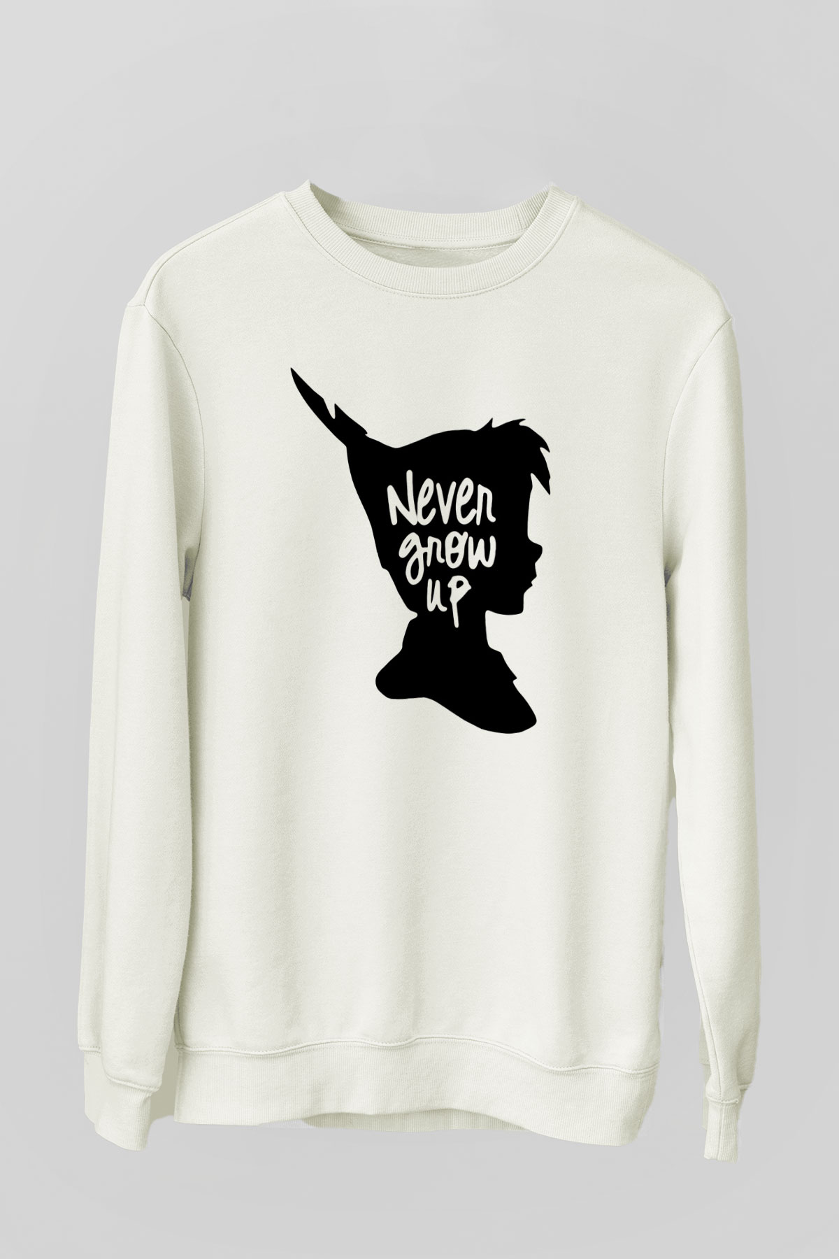 Peter Pan Beyaz Unisex Sweatshirt